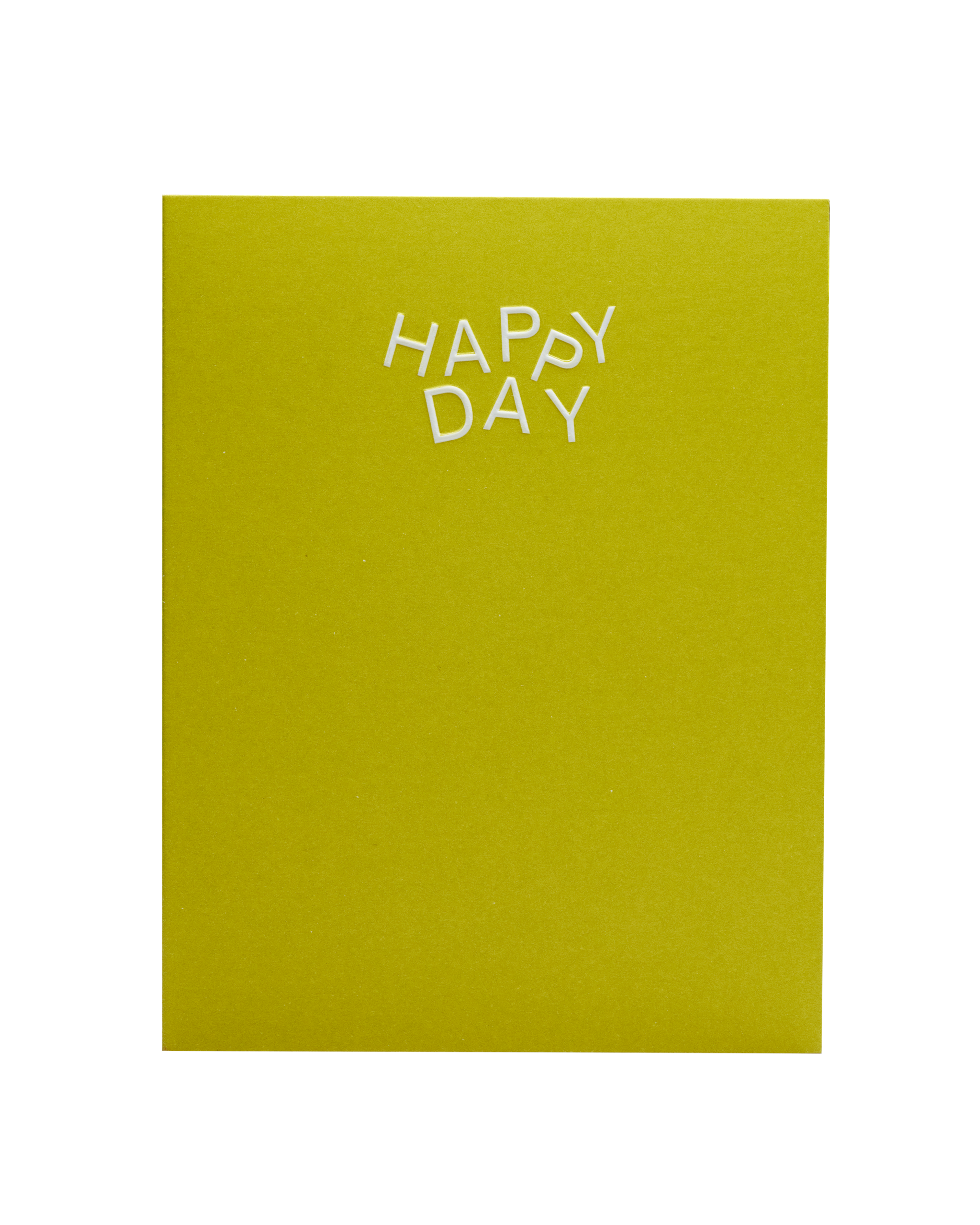 The front of the 'Happy Day' card