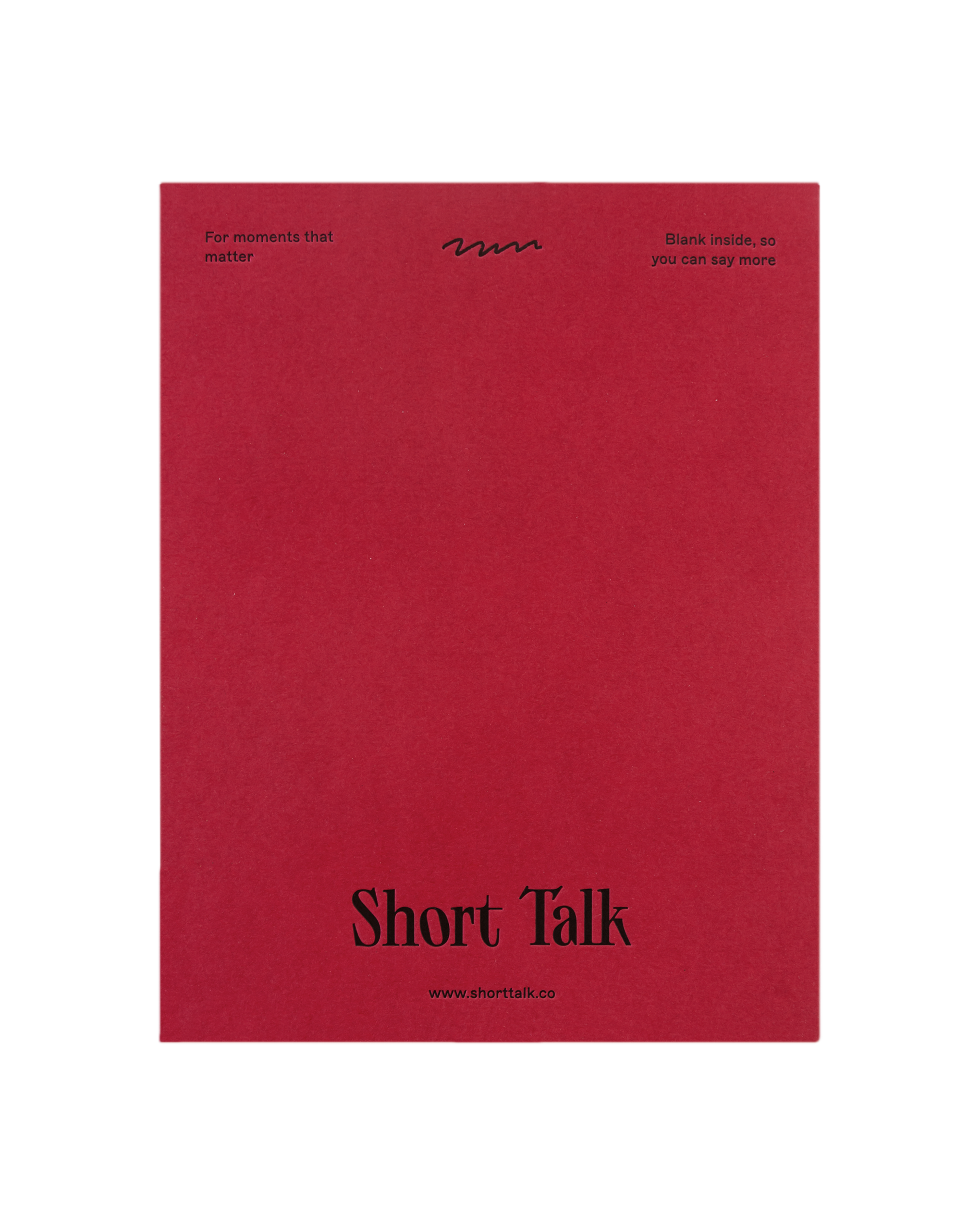 Back of Bravo greeting card