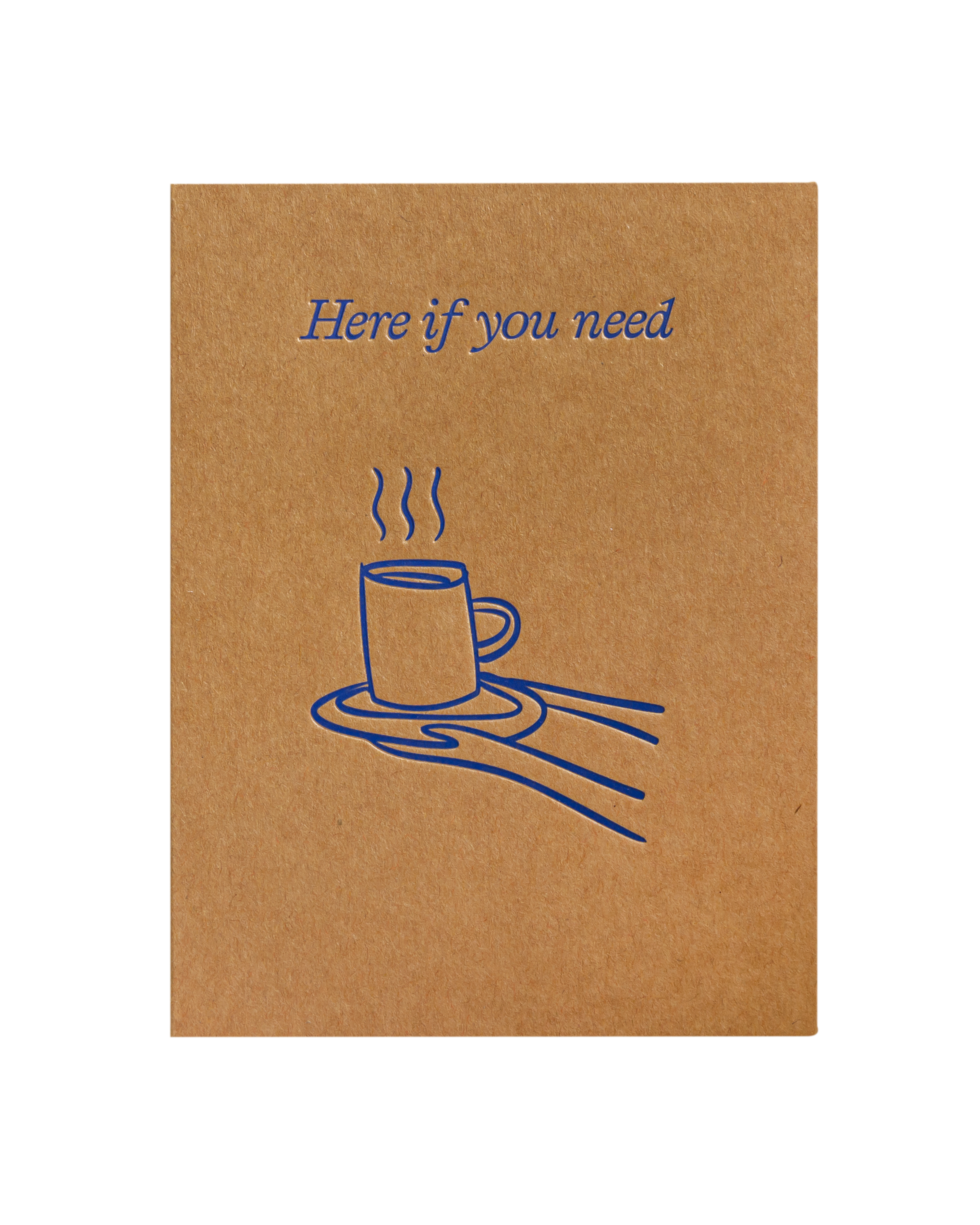 Front view of greeting card