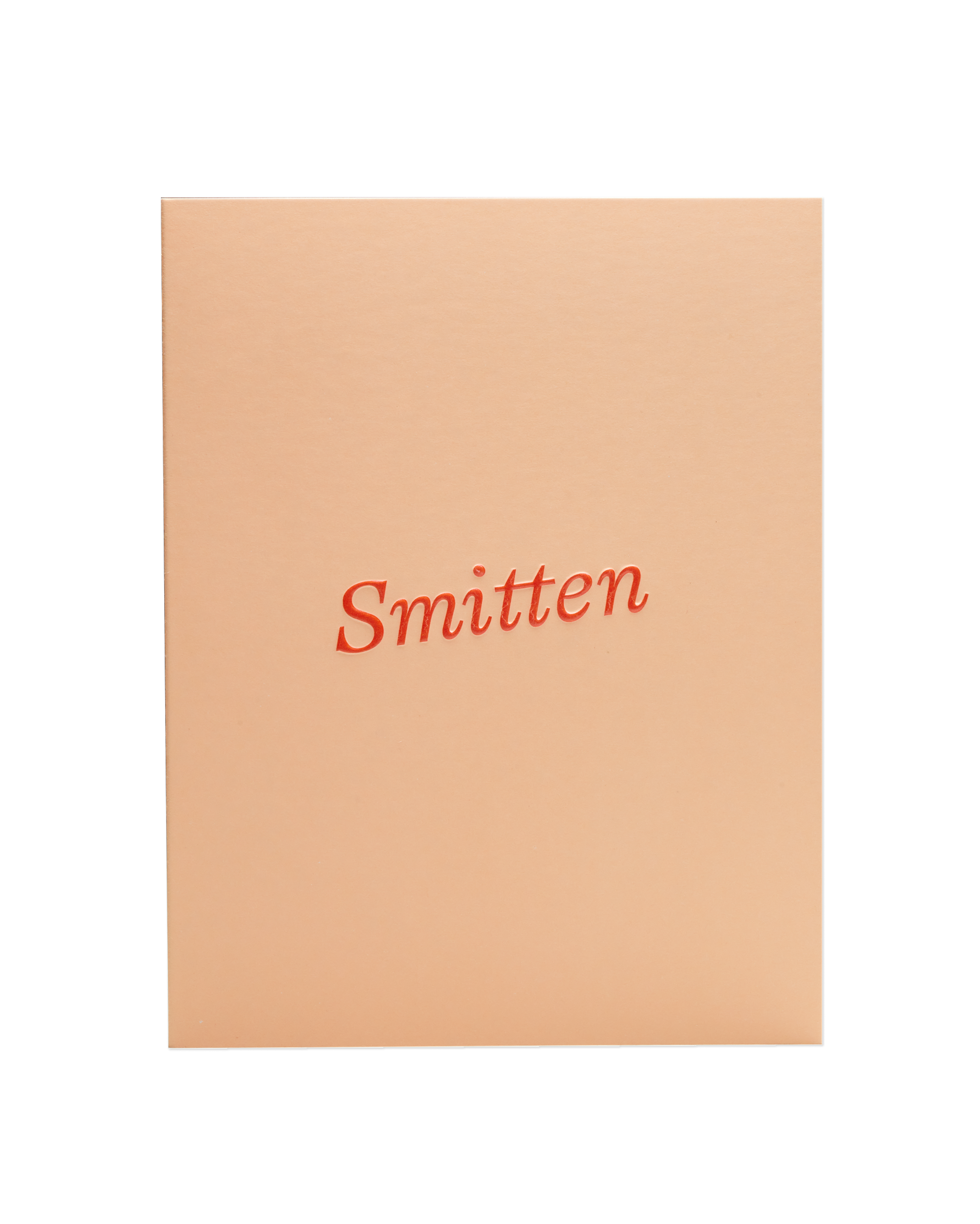 The front of the 'Smitten' card