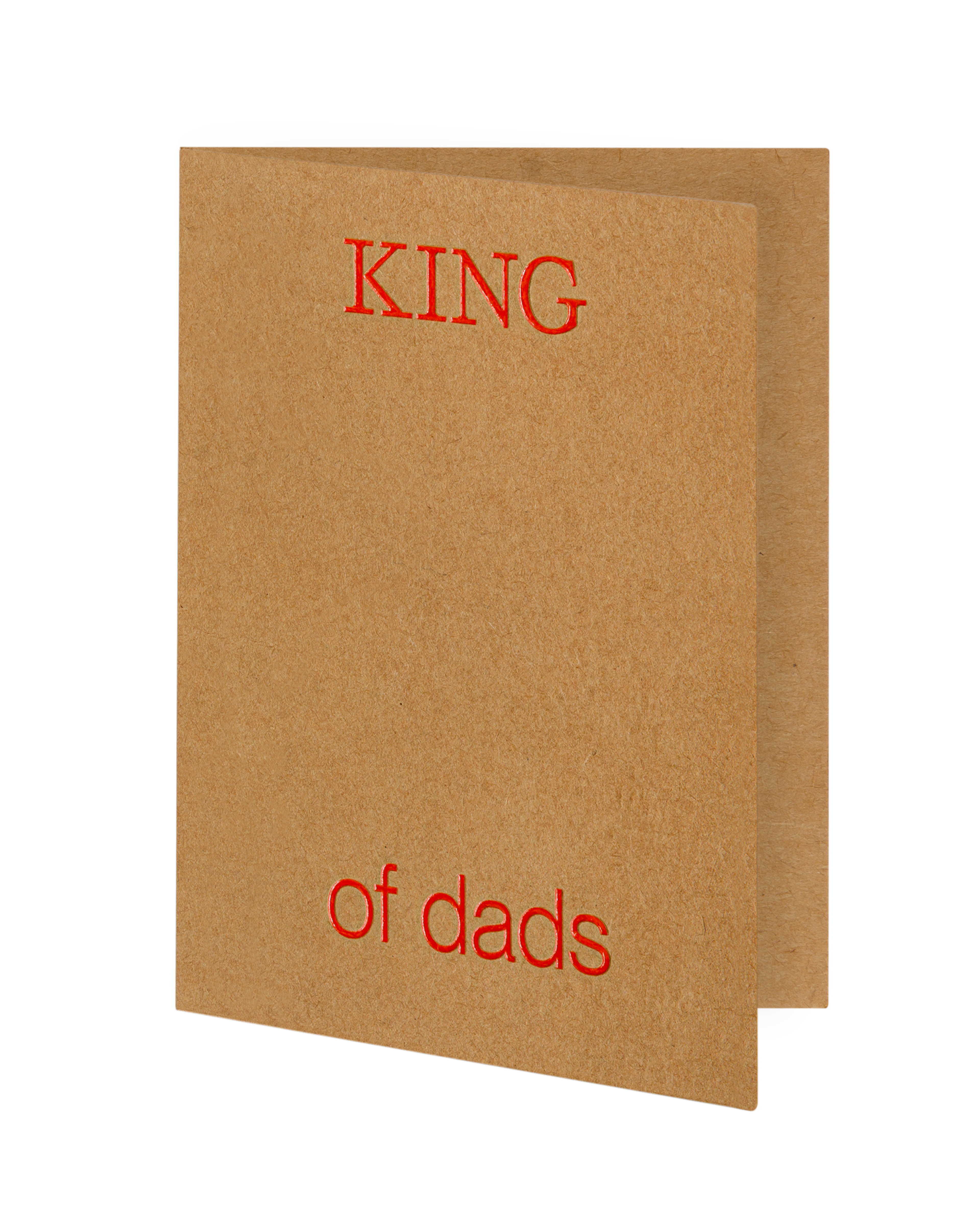 Greeting card slightly ajar