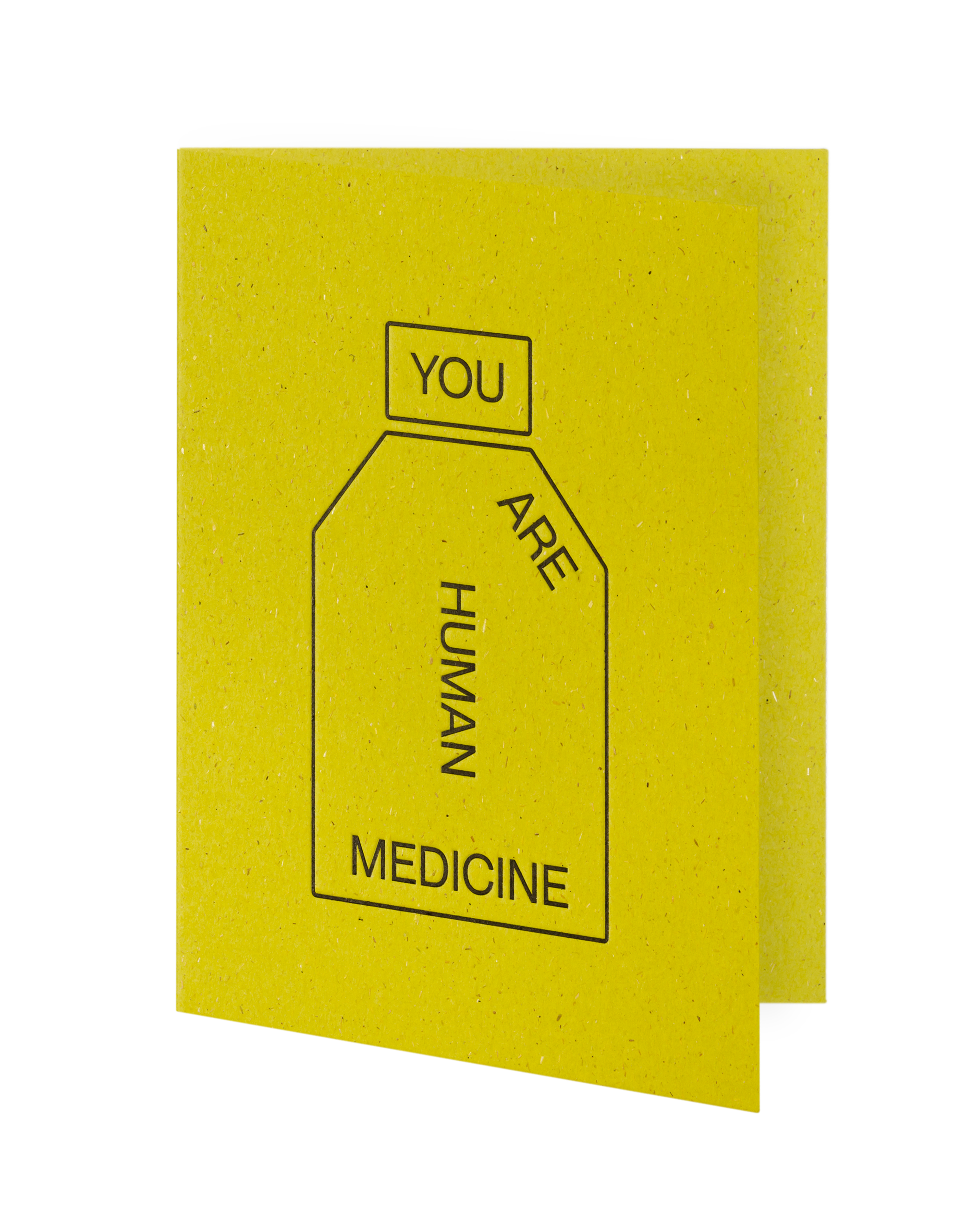 Greeting card slightly ajar
