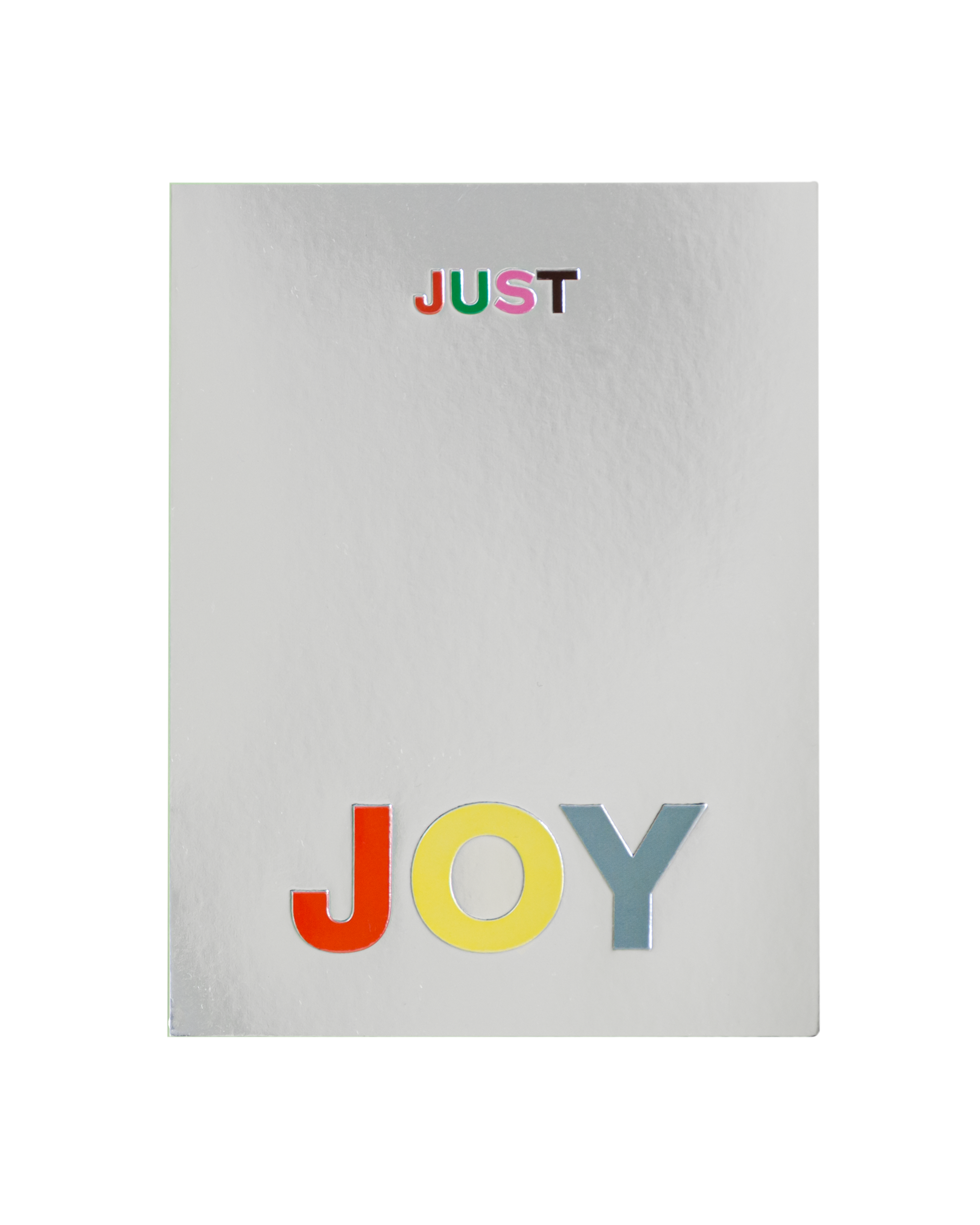 Front view of greeting card