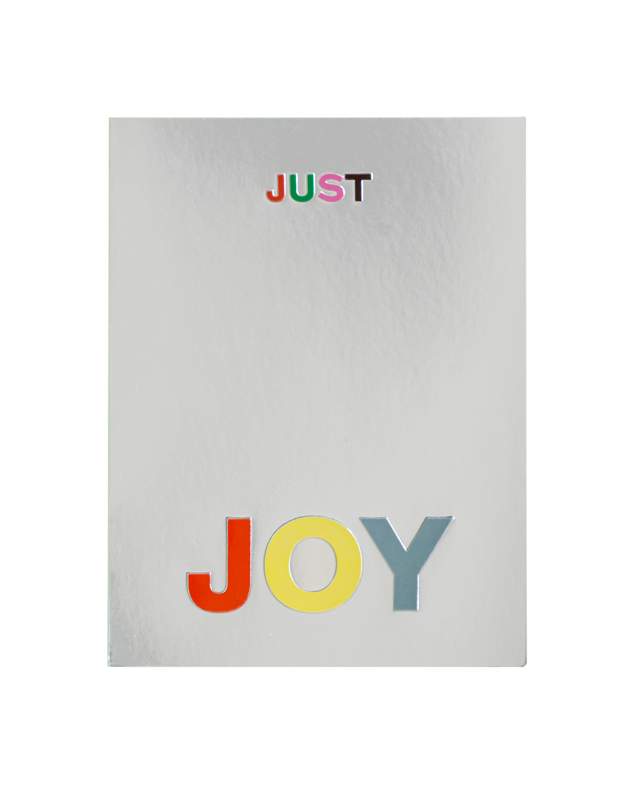 Front view of greeting card