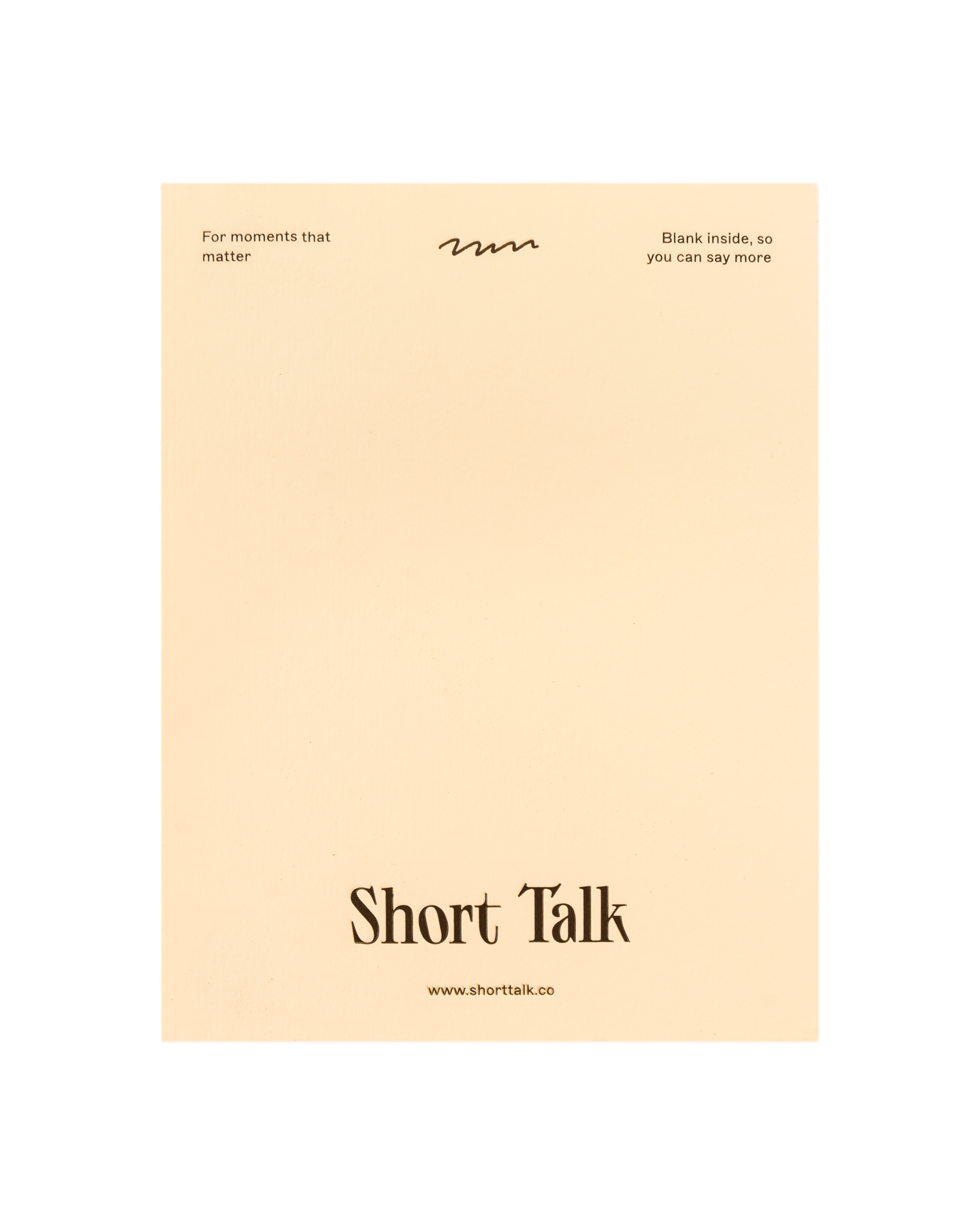 Back view of Cheers greeting card