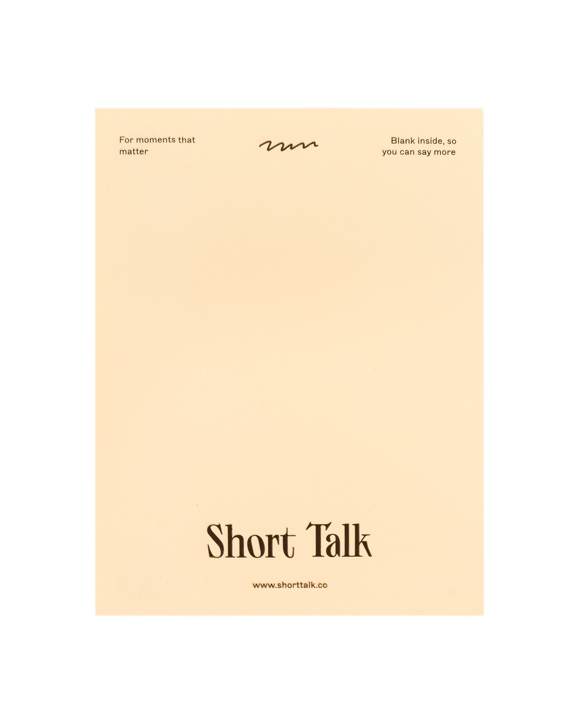 Back view of Cheers greeting card