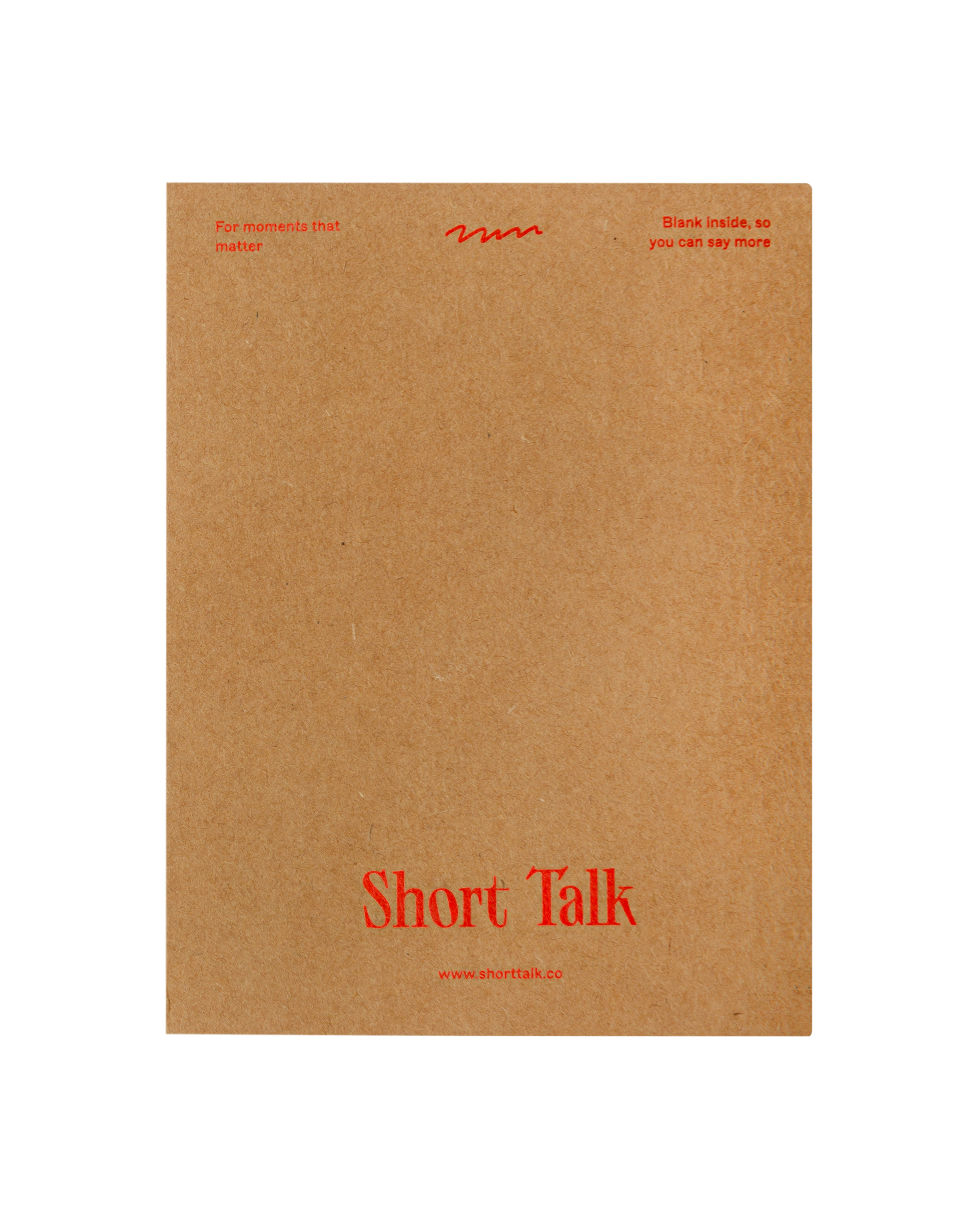 Back view of greeting card