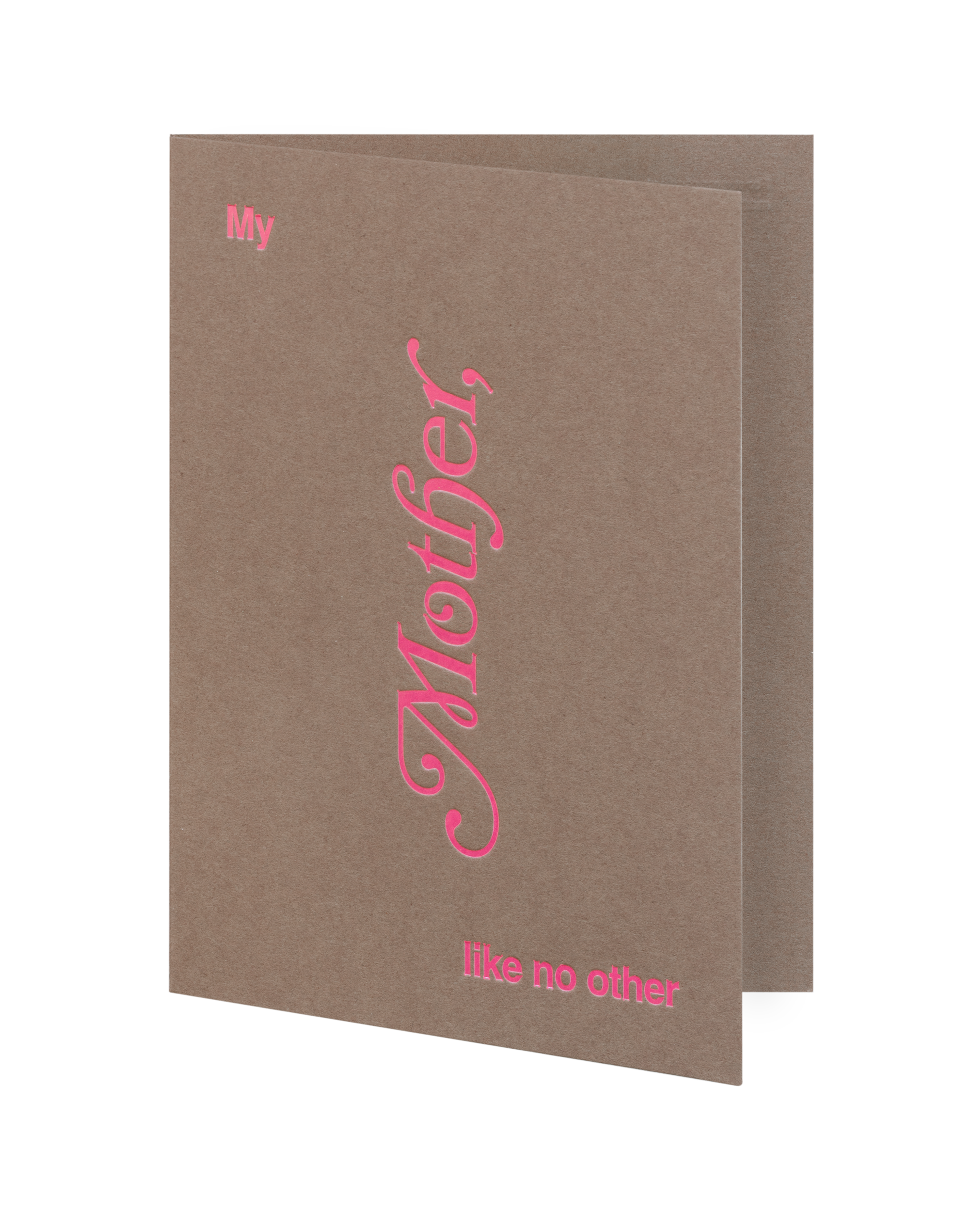 Greeting card slightly ajar