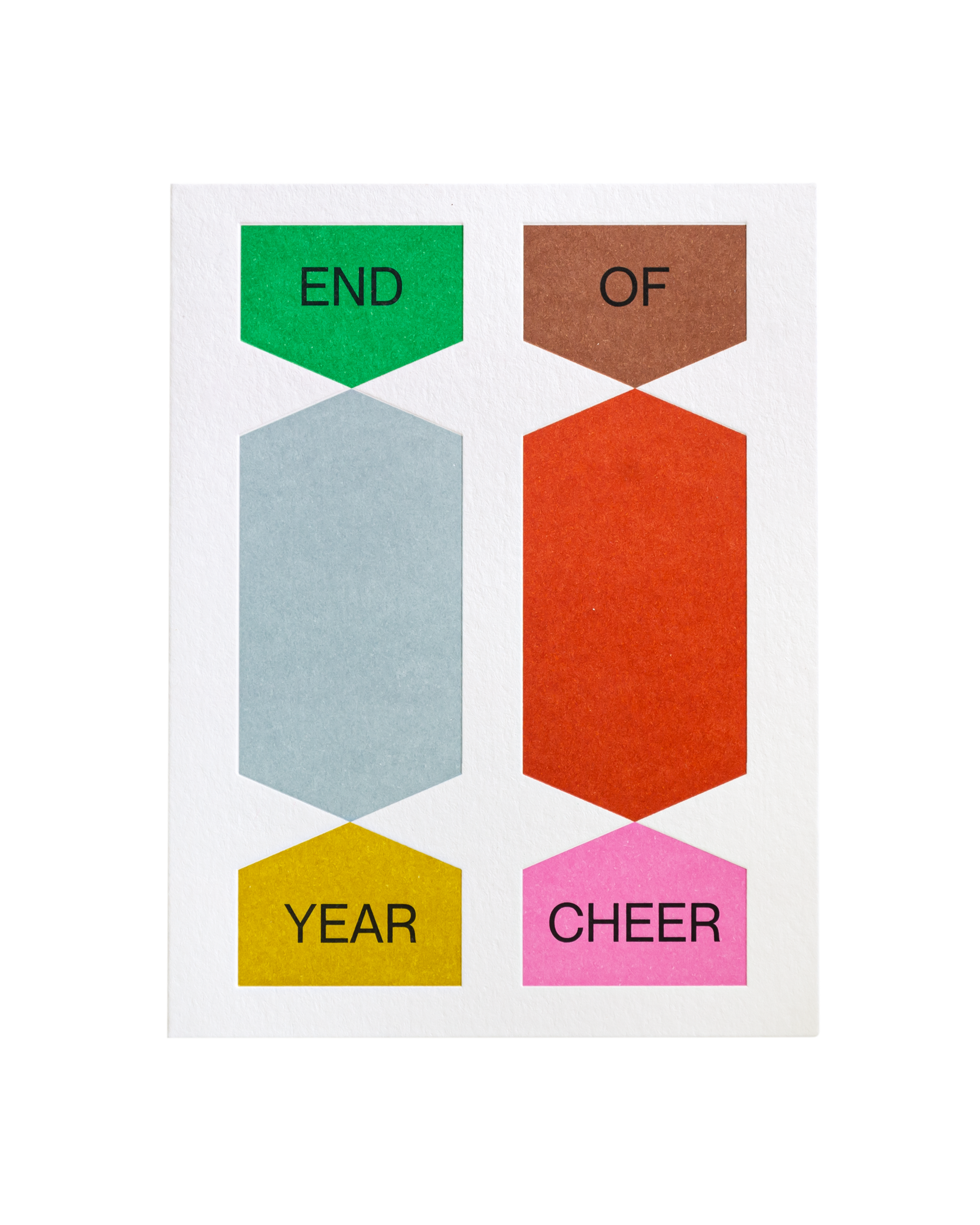 Front view of greeting card