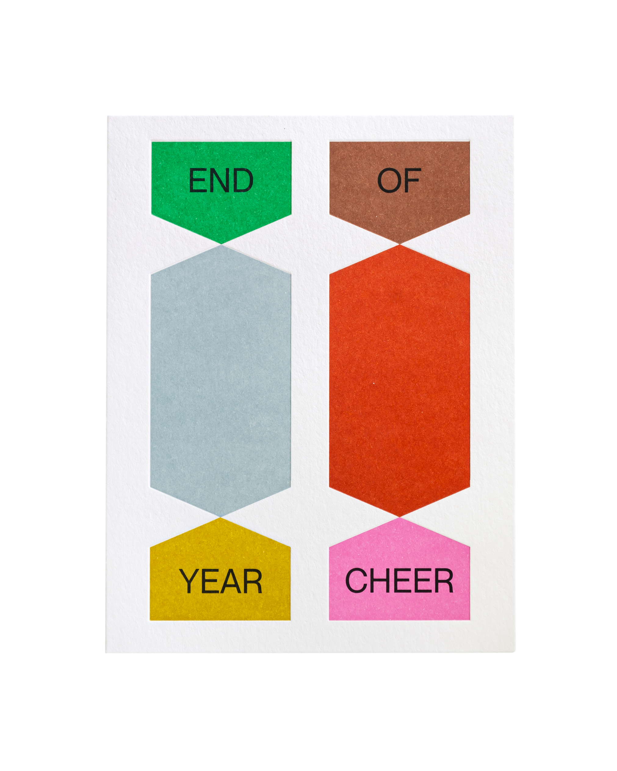 Front view of greeting card