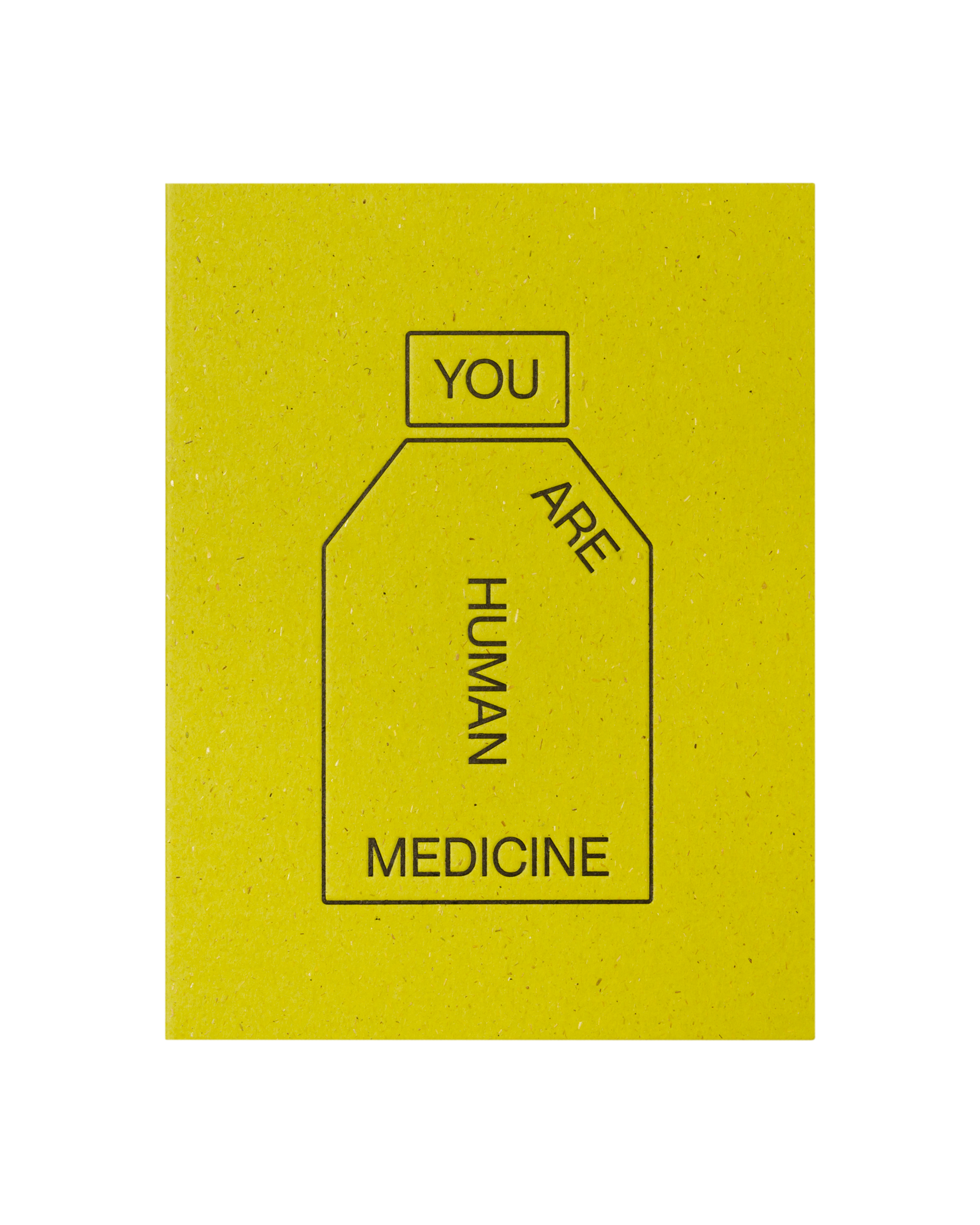 Front view of greeting card