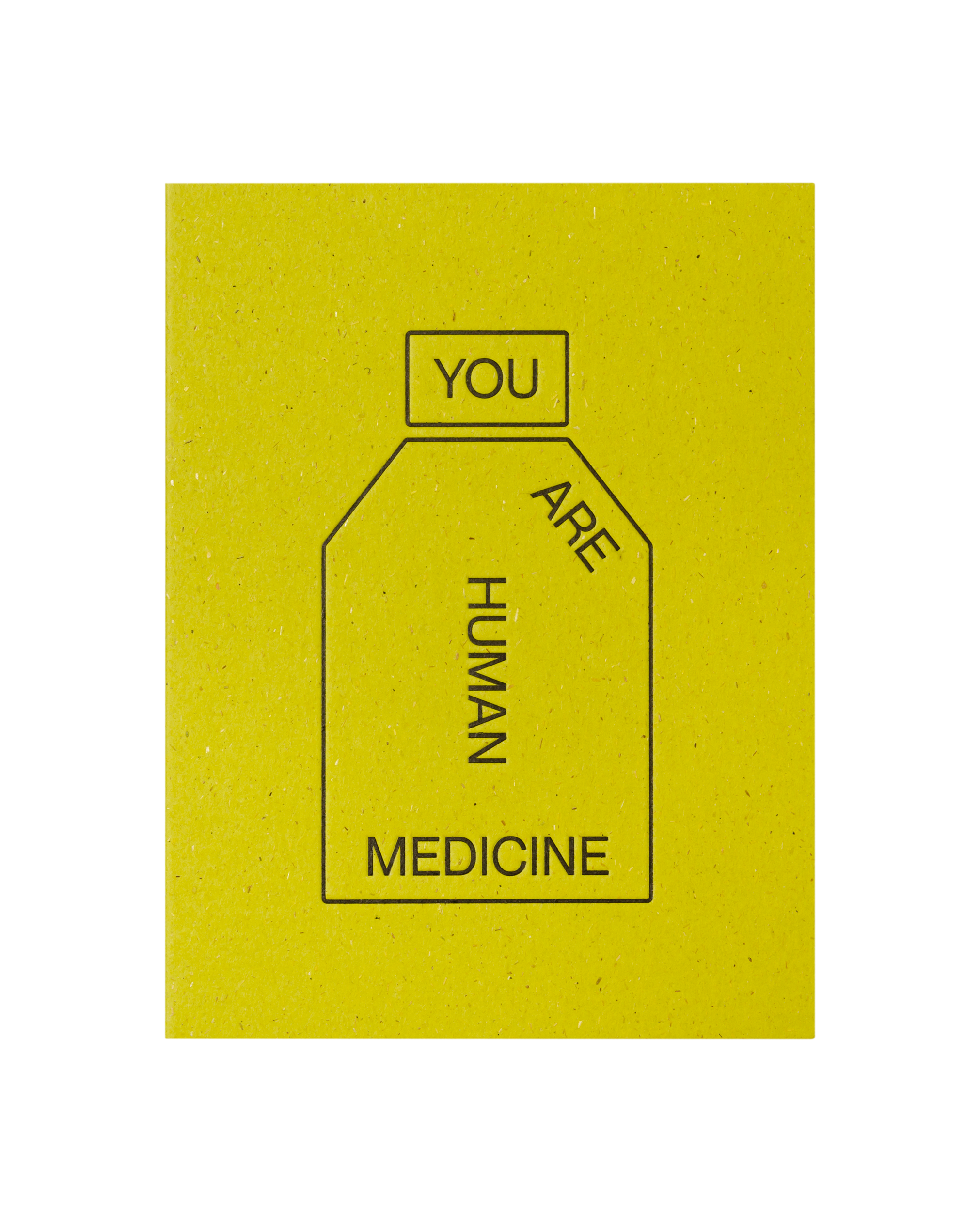 Front view of greeting card