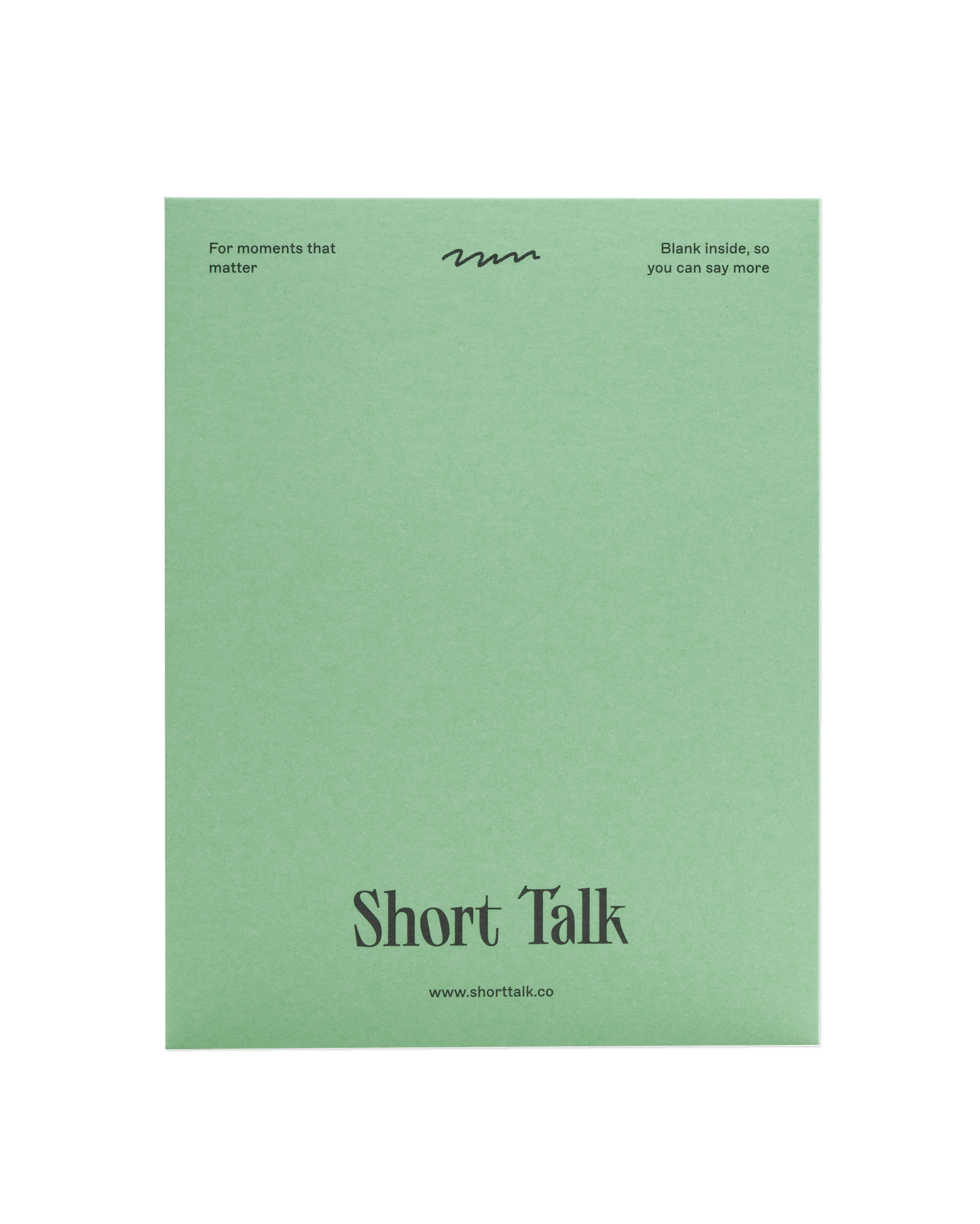 The front of the 'And then I met you' card