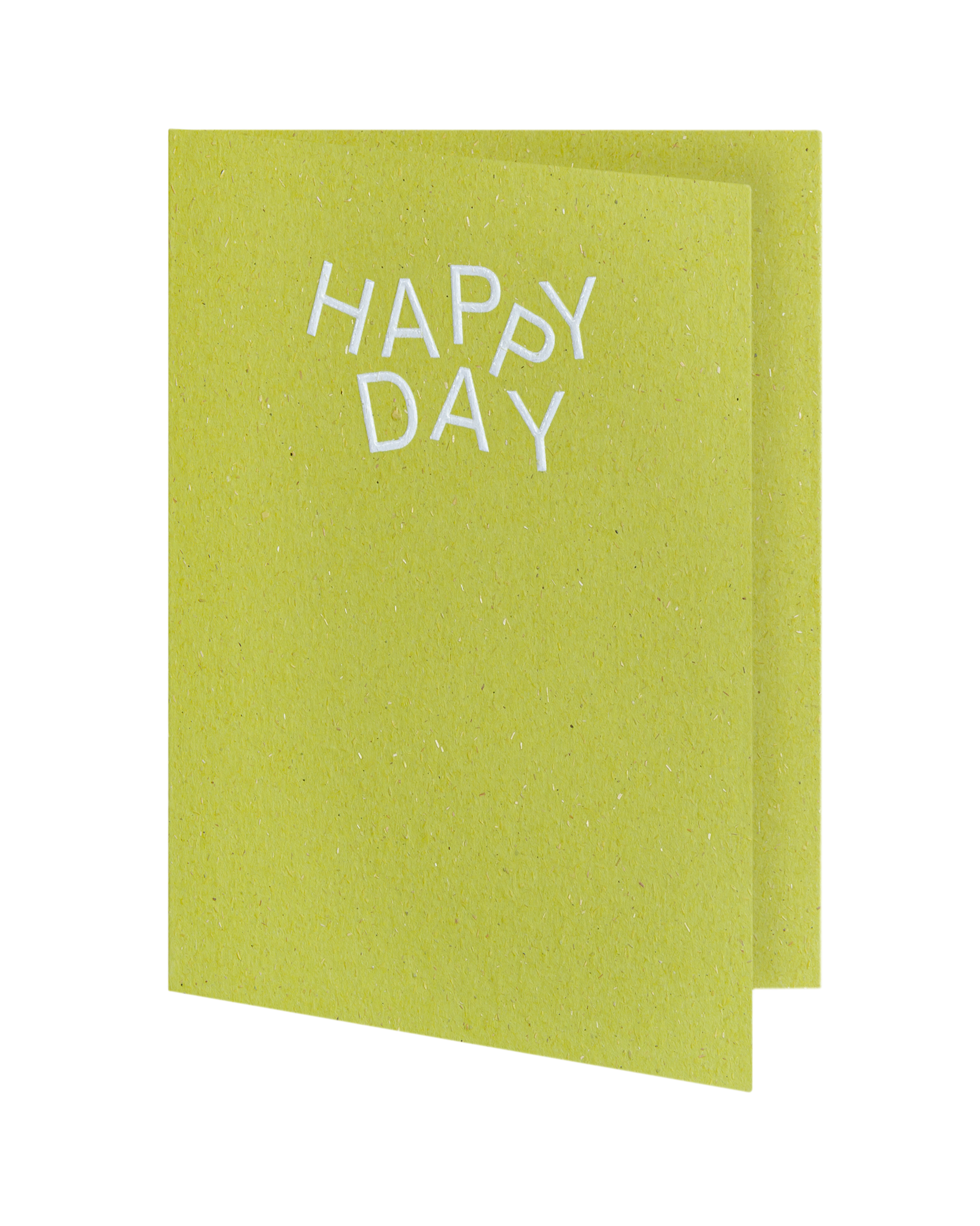 The 'Happy Day' card slightly opened