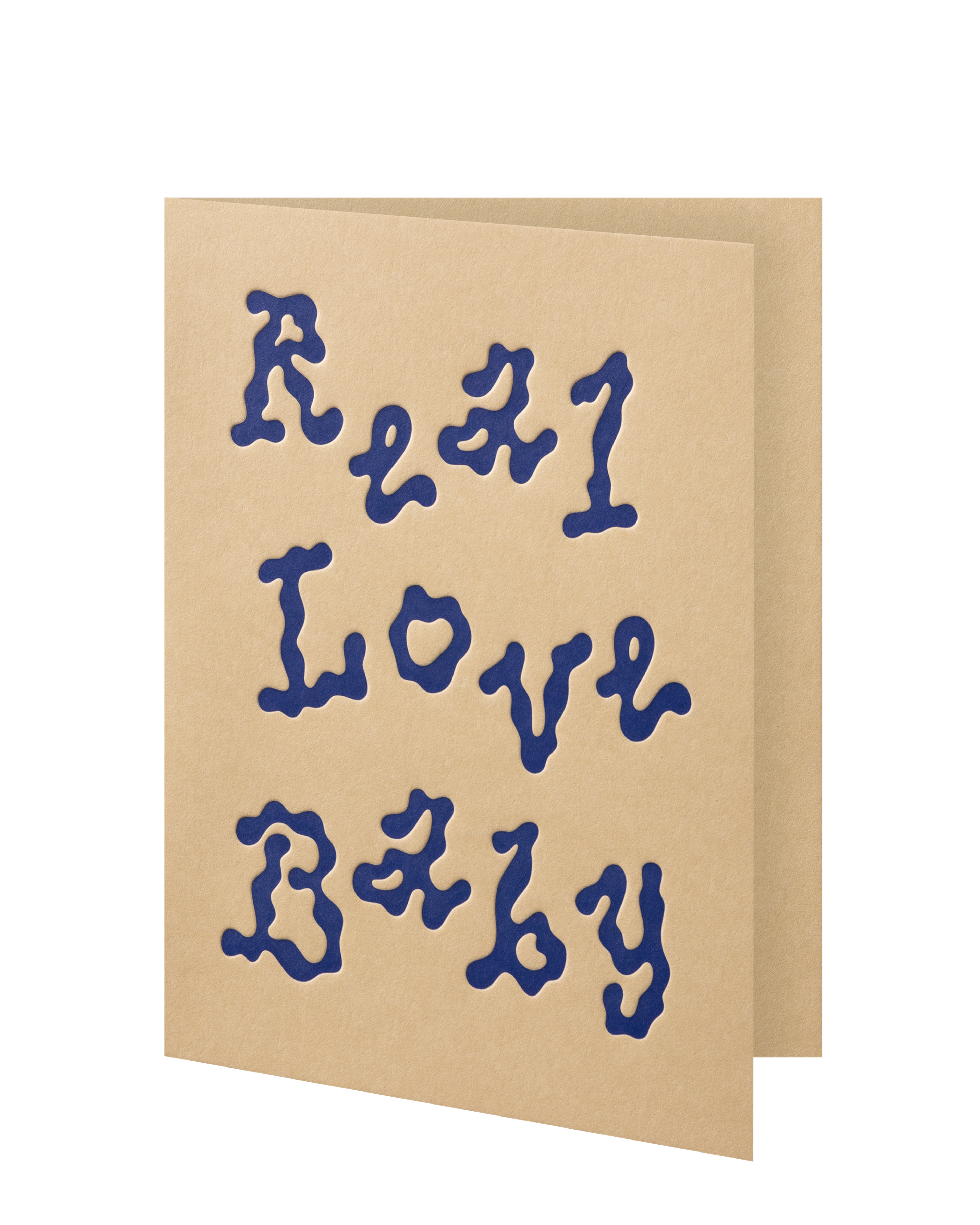 Greeting card slightly ajar