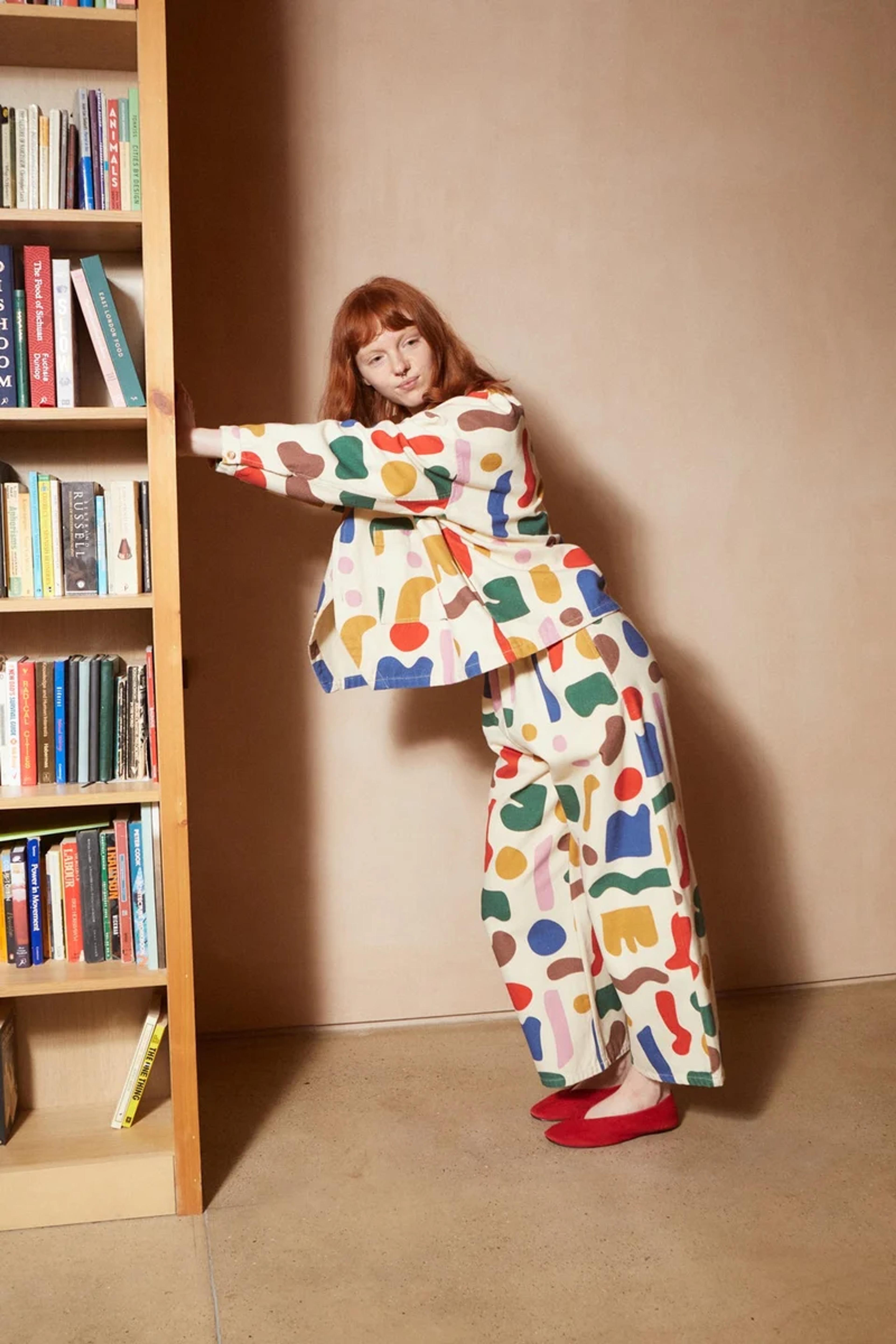 clothing on model