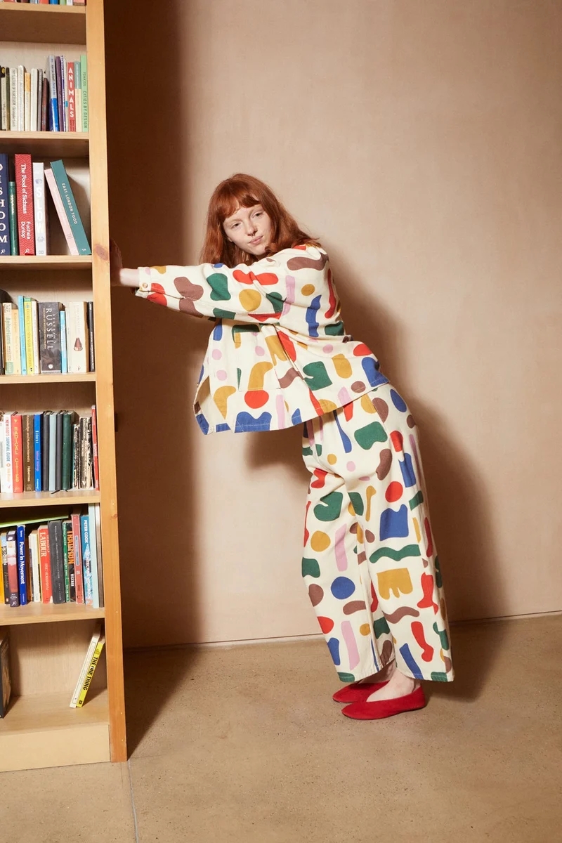 clothing on model