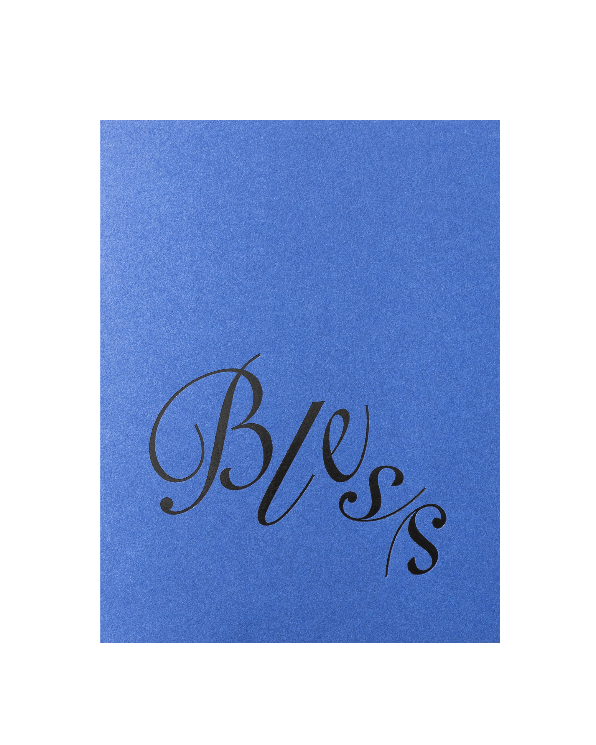 Front view of greeting card