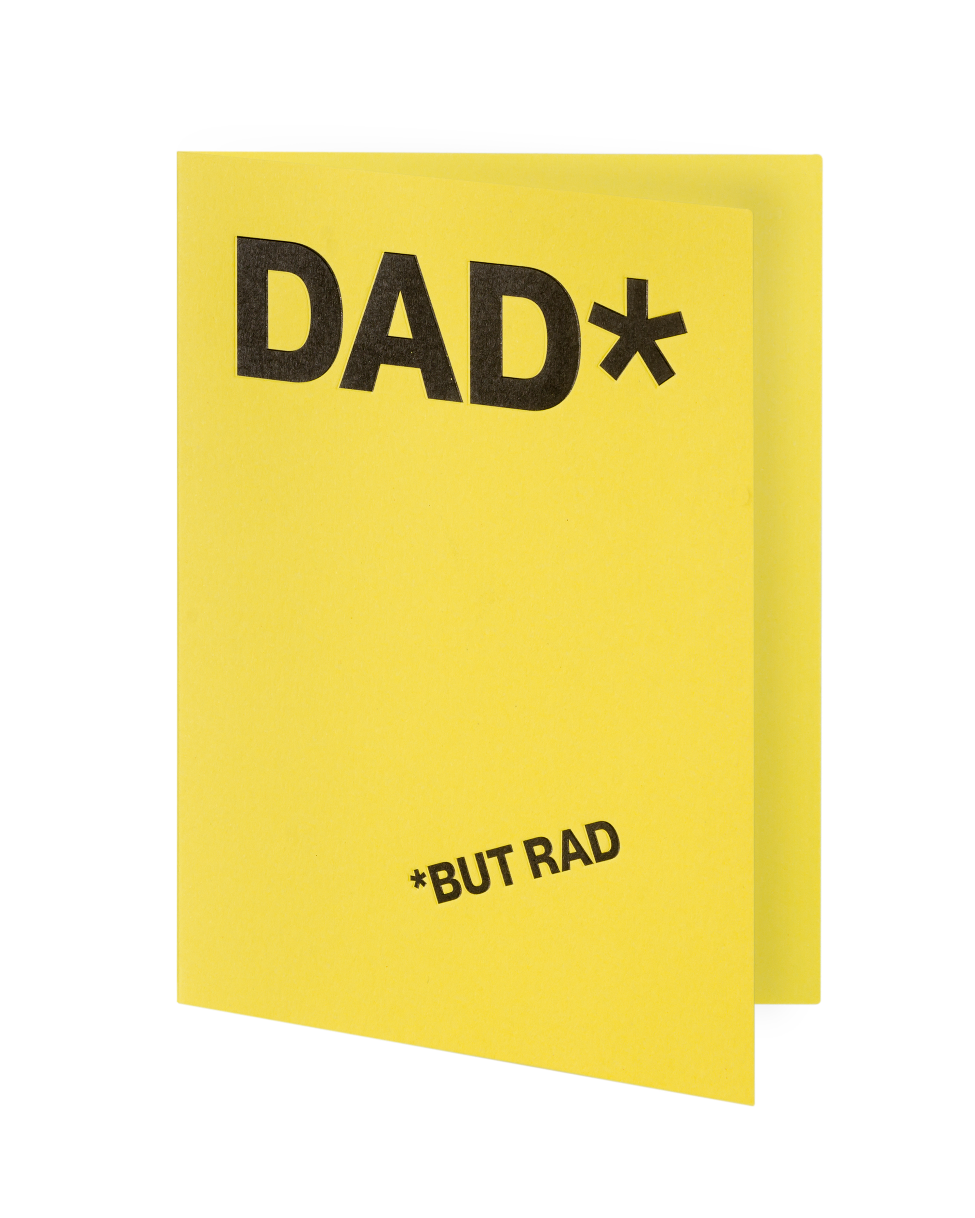 Greeting card slightly ajar