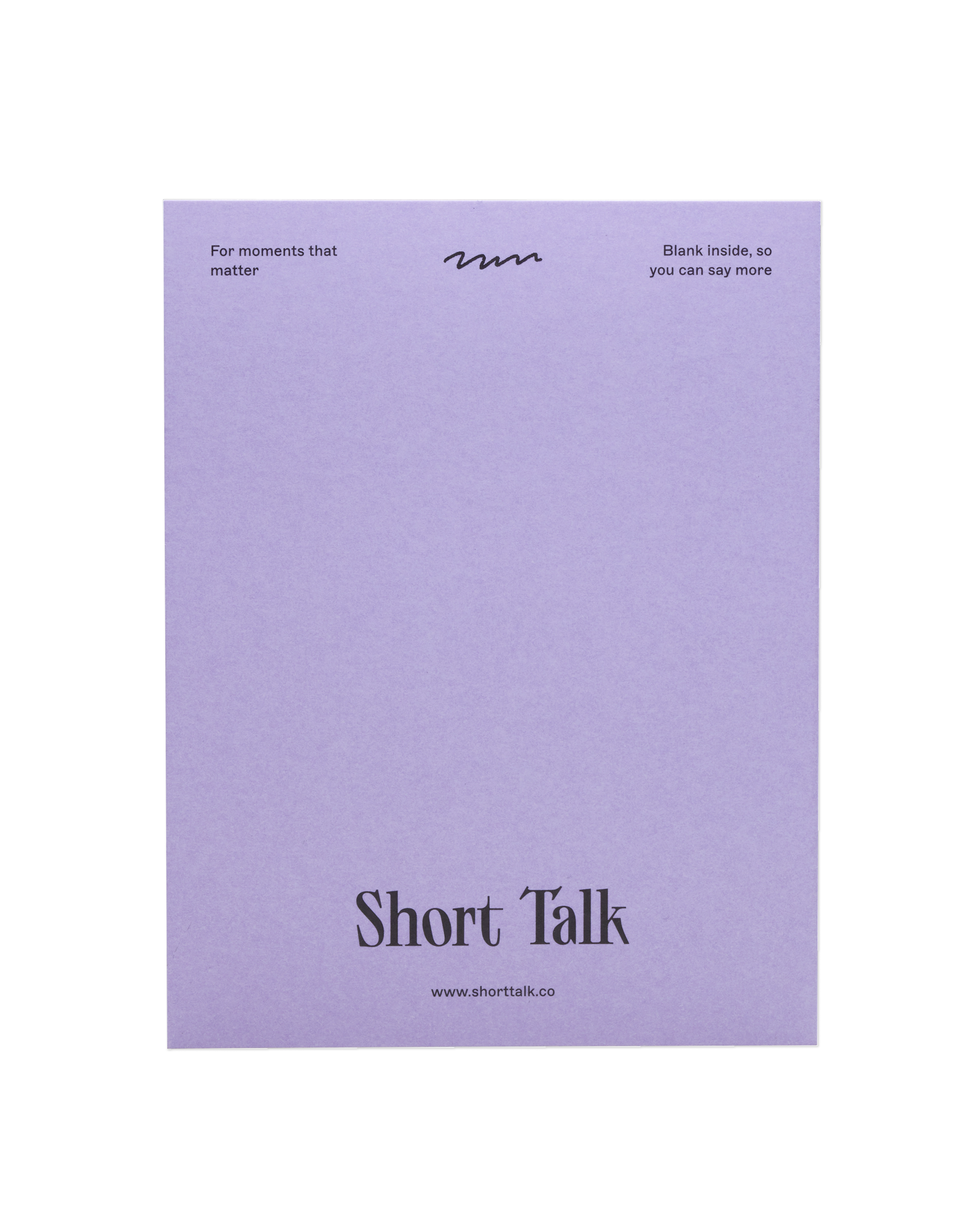 The back of the 'Yes You Two' card