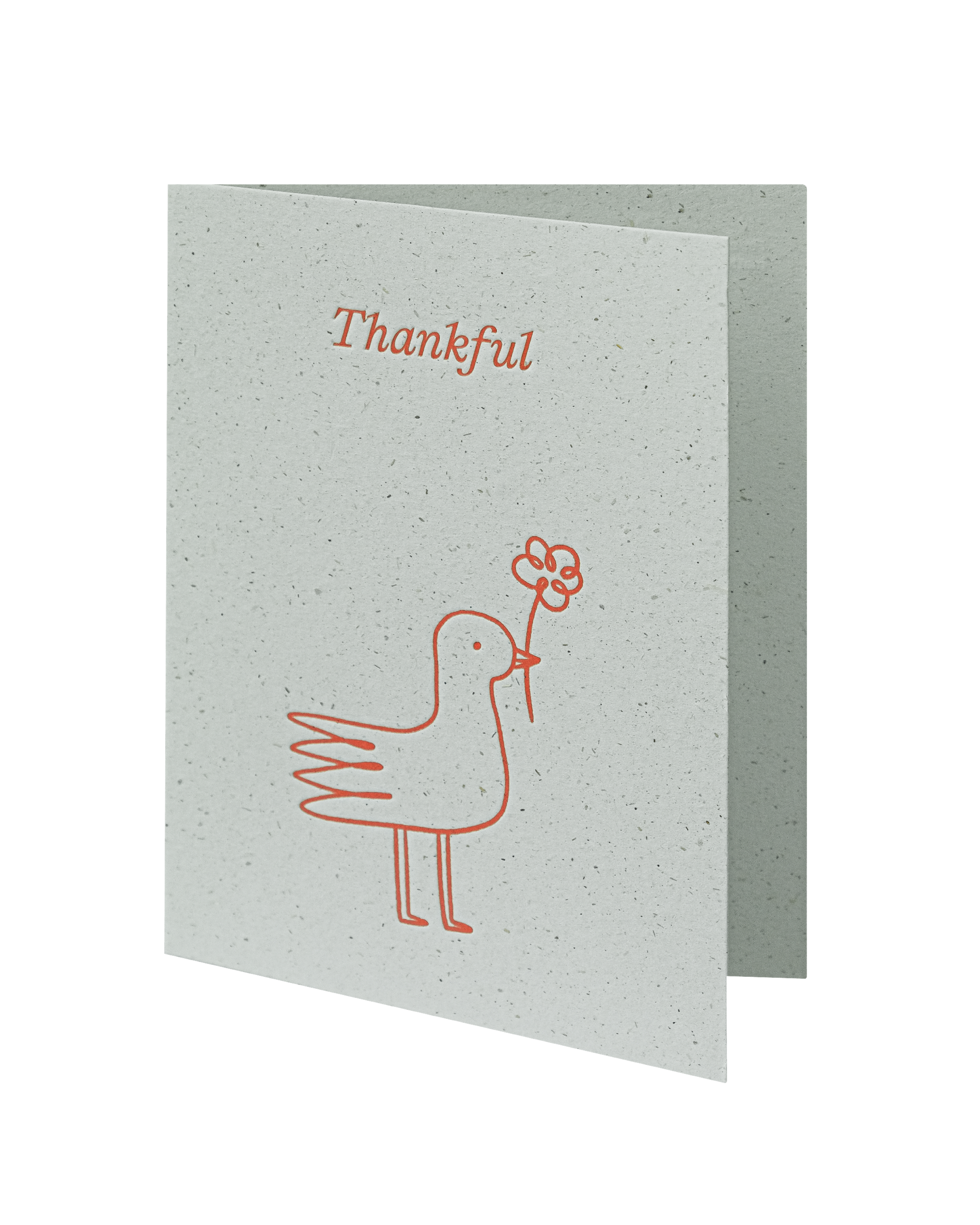 Greeting card slightly ajar