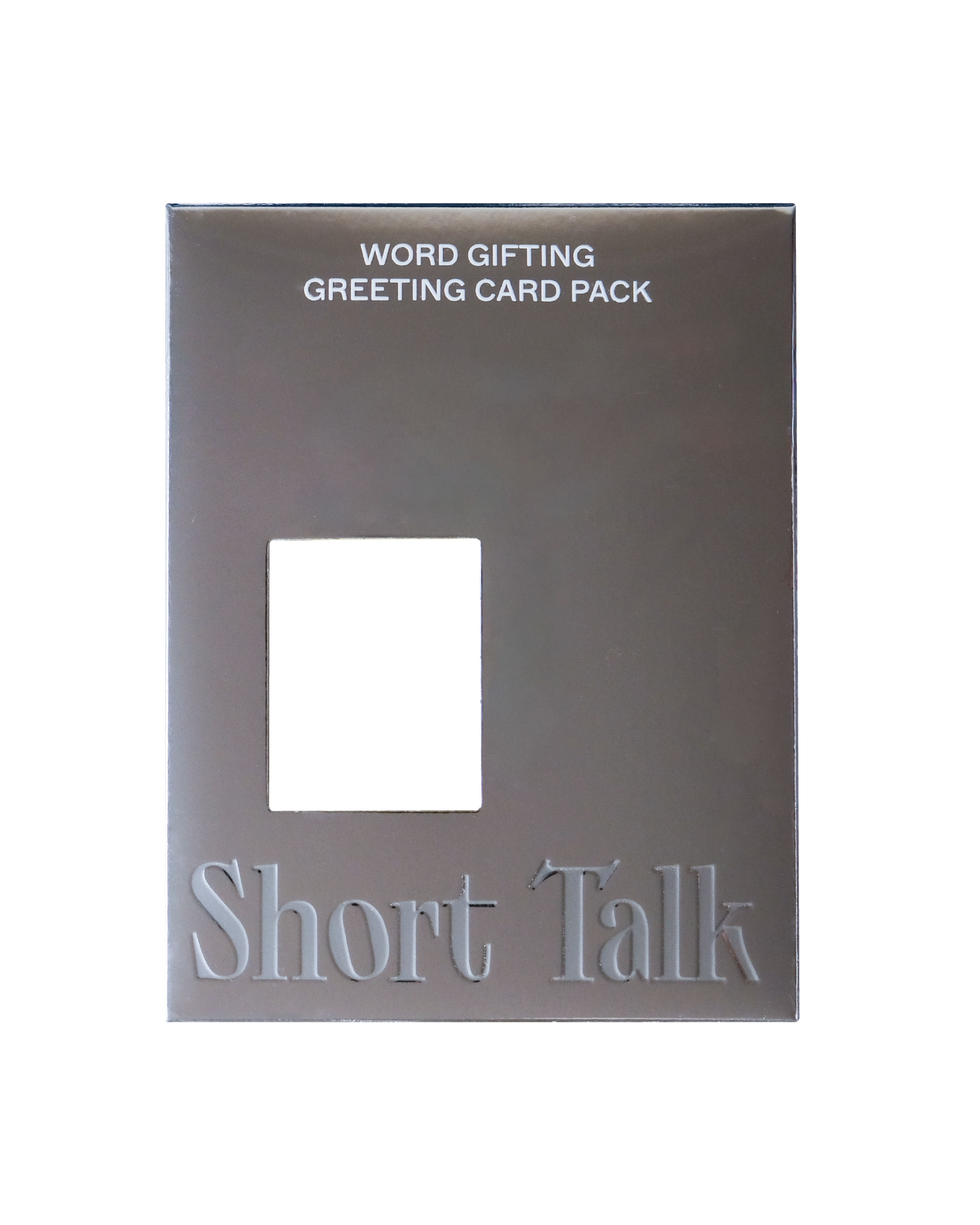 A Short Talk pack box
