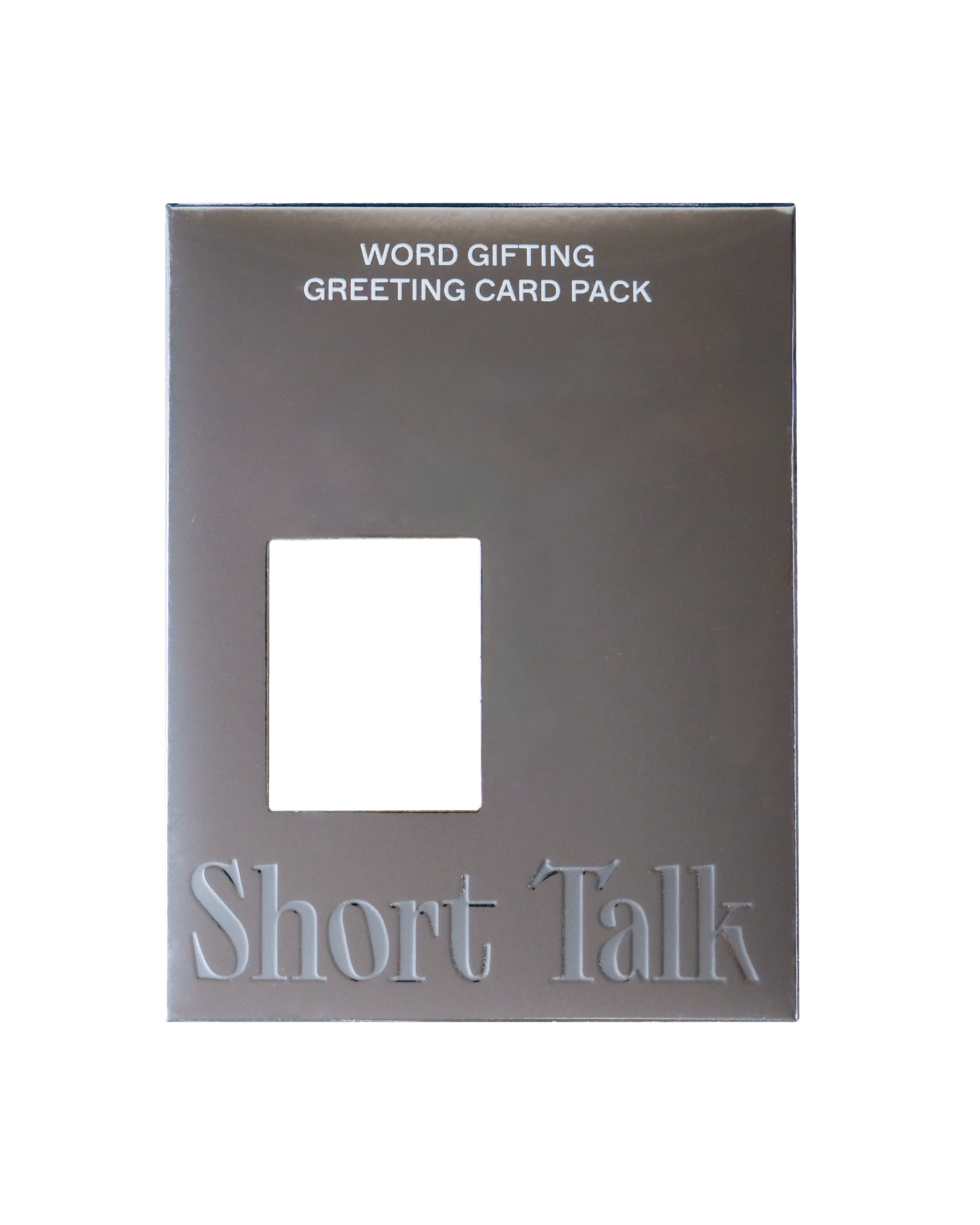 A Short Talk pack box