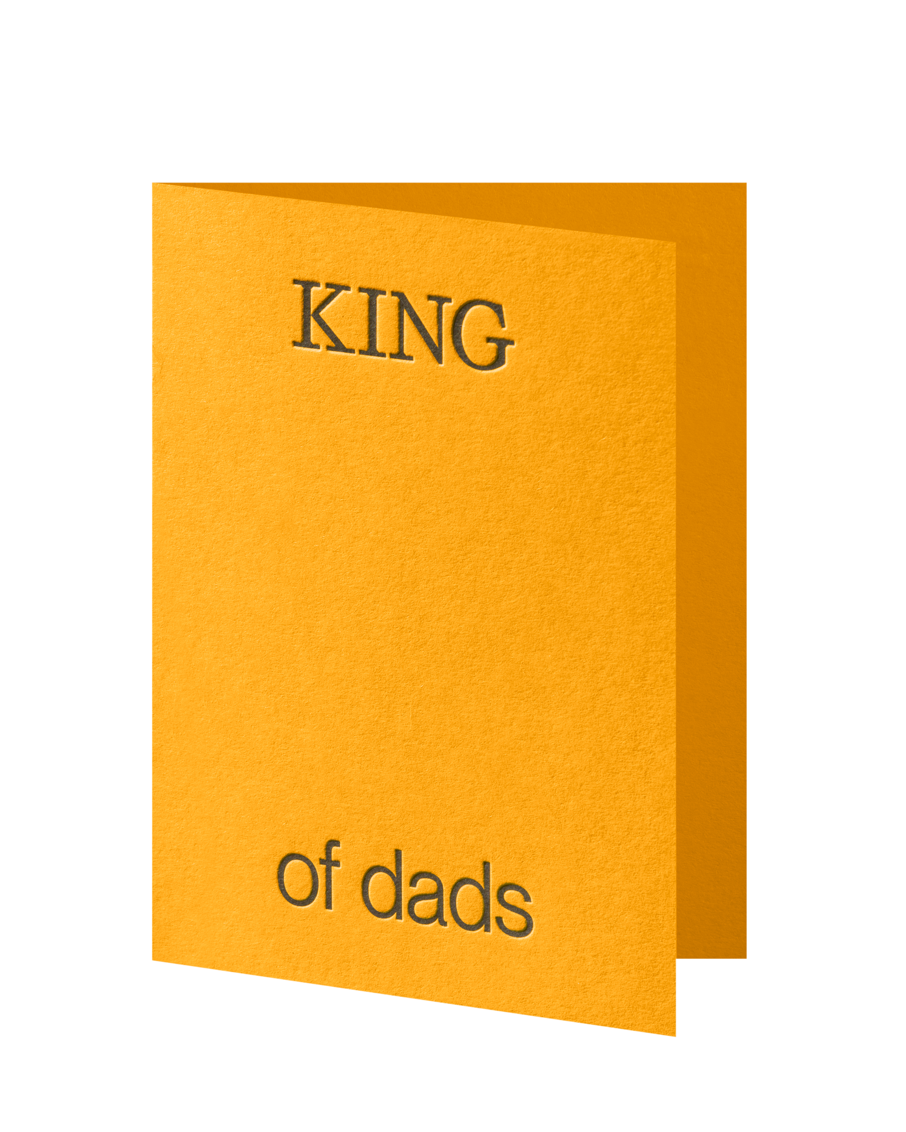 Greeting card slightly ajar