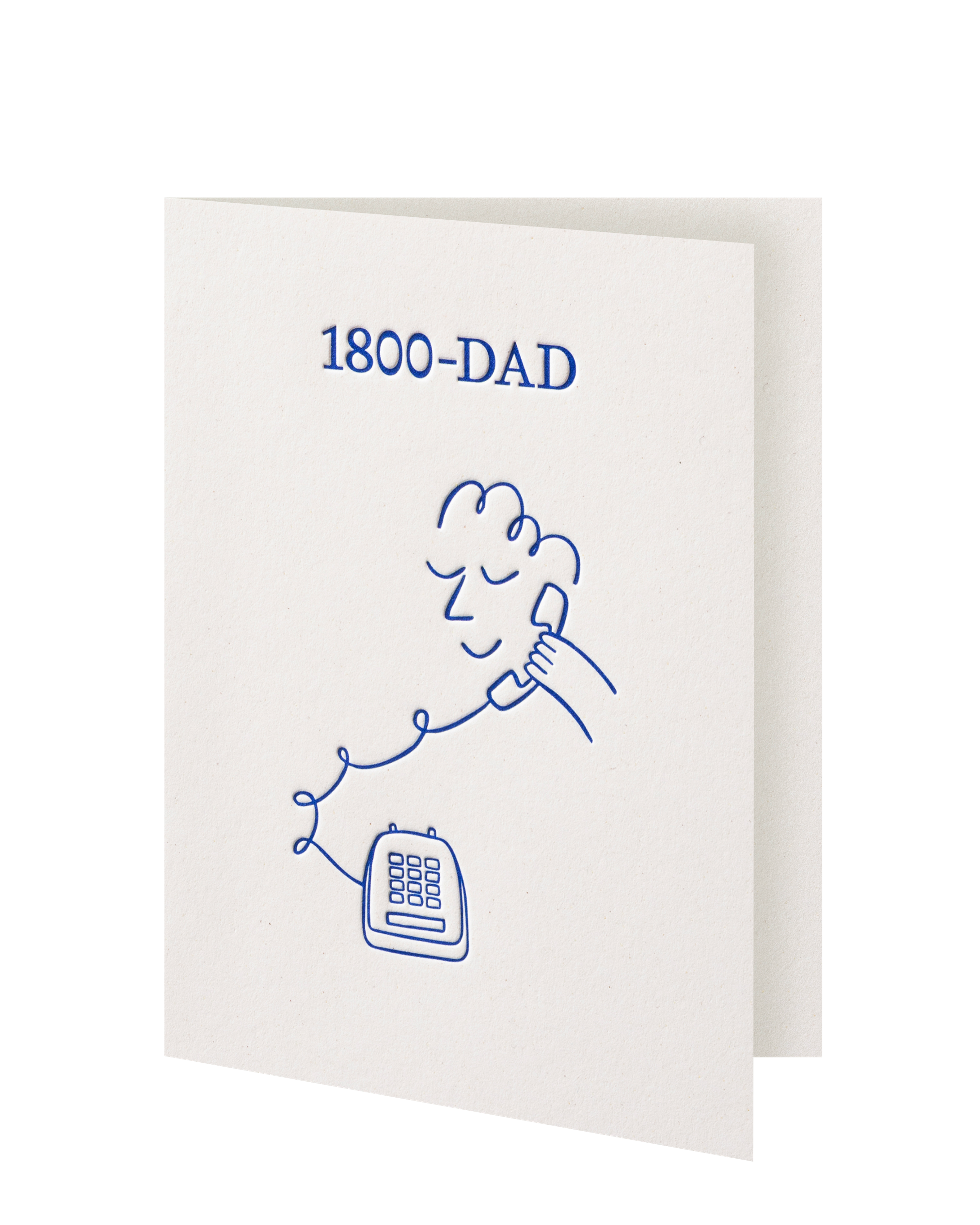 Greeting card slightly ajar