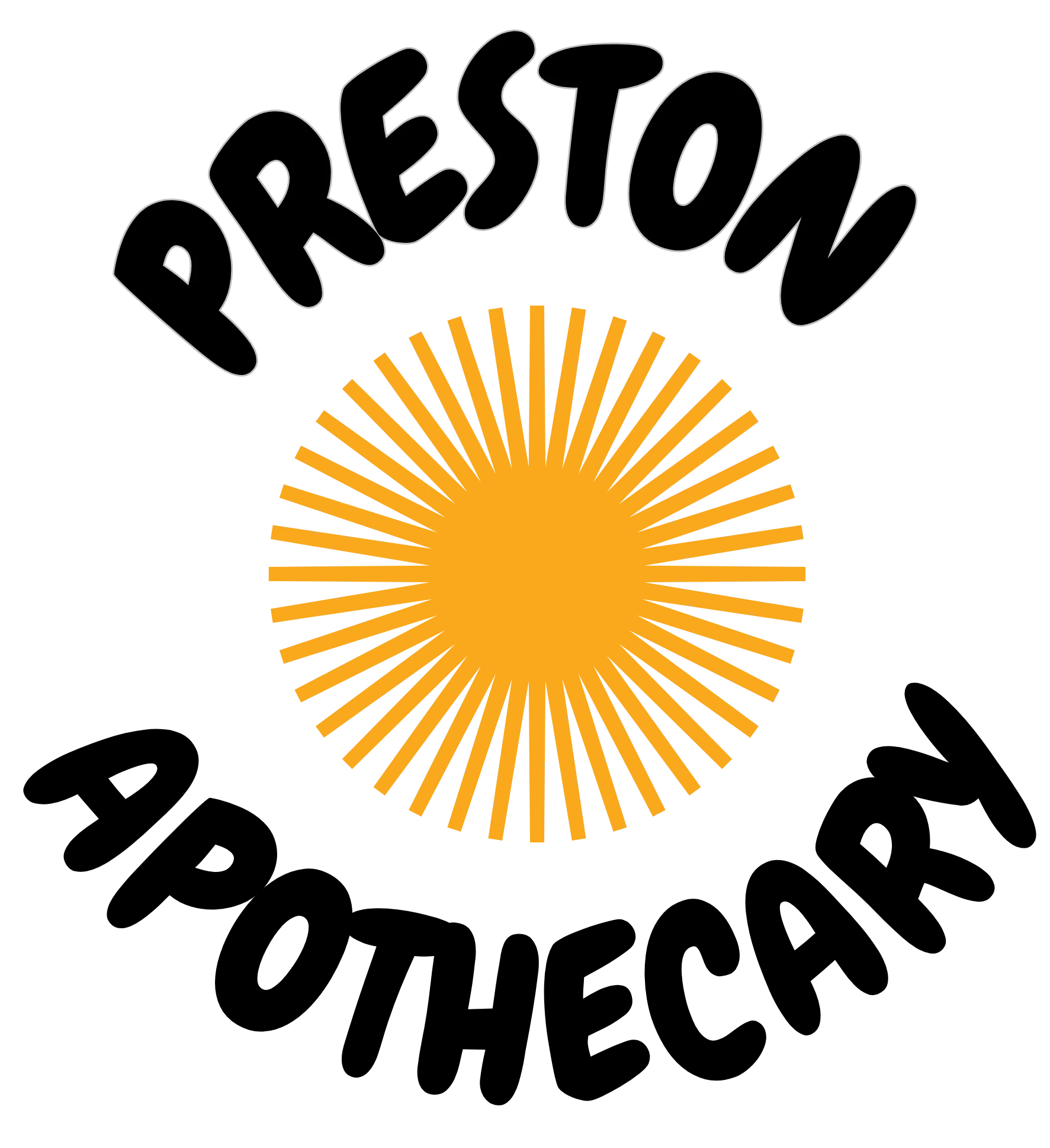 The logo for Preston Apothecary