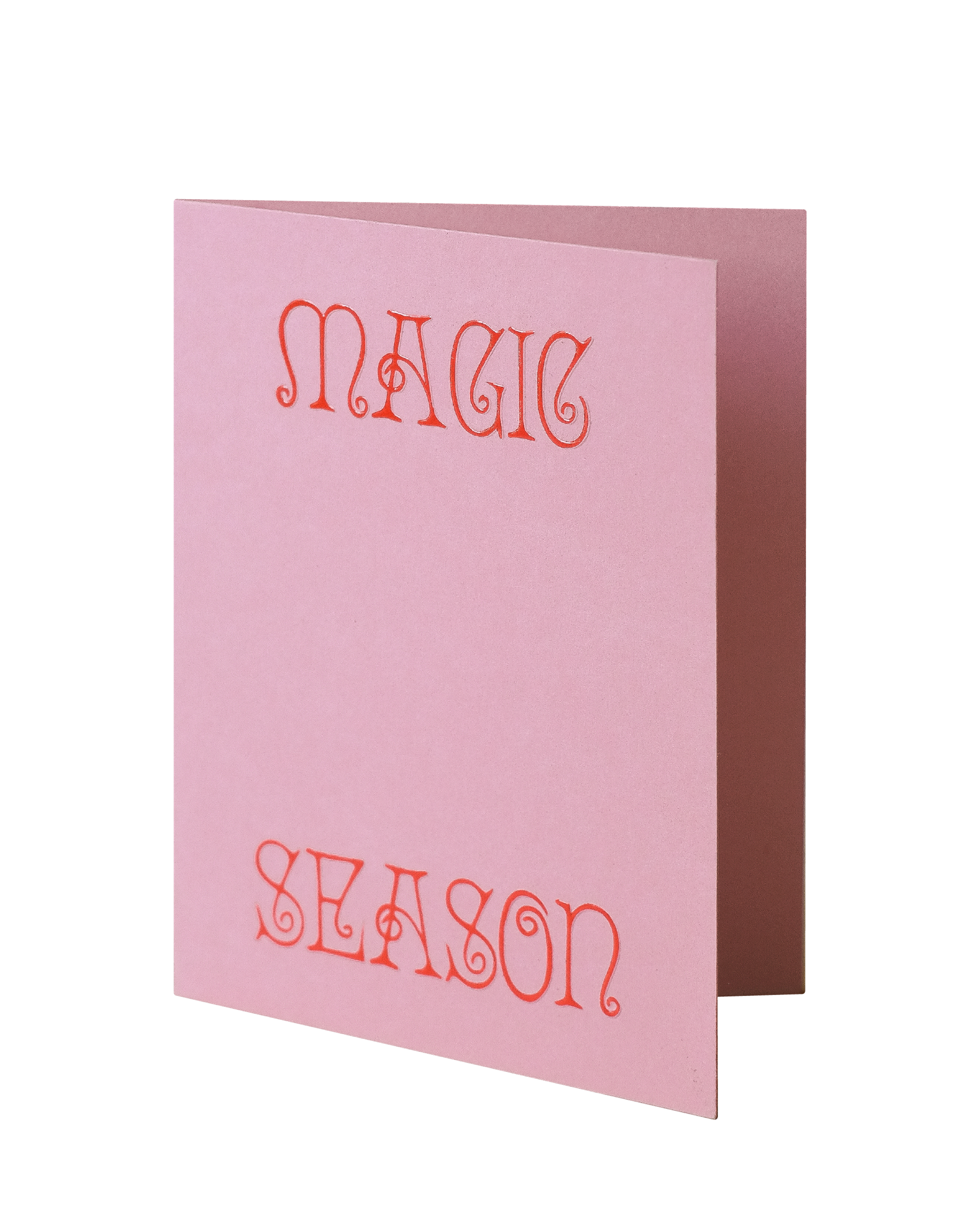 Greeting card slightly ajar