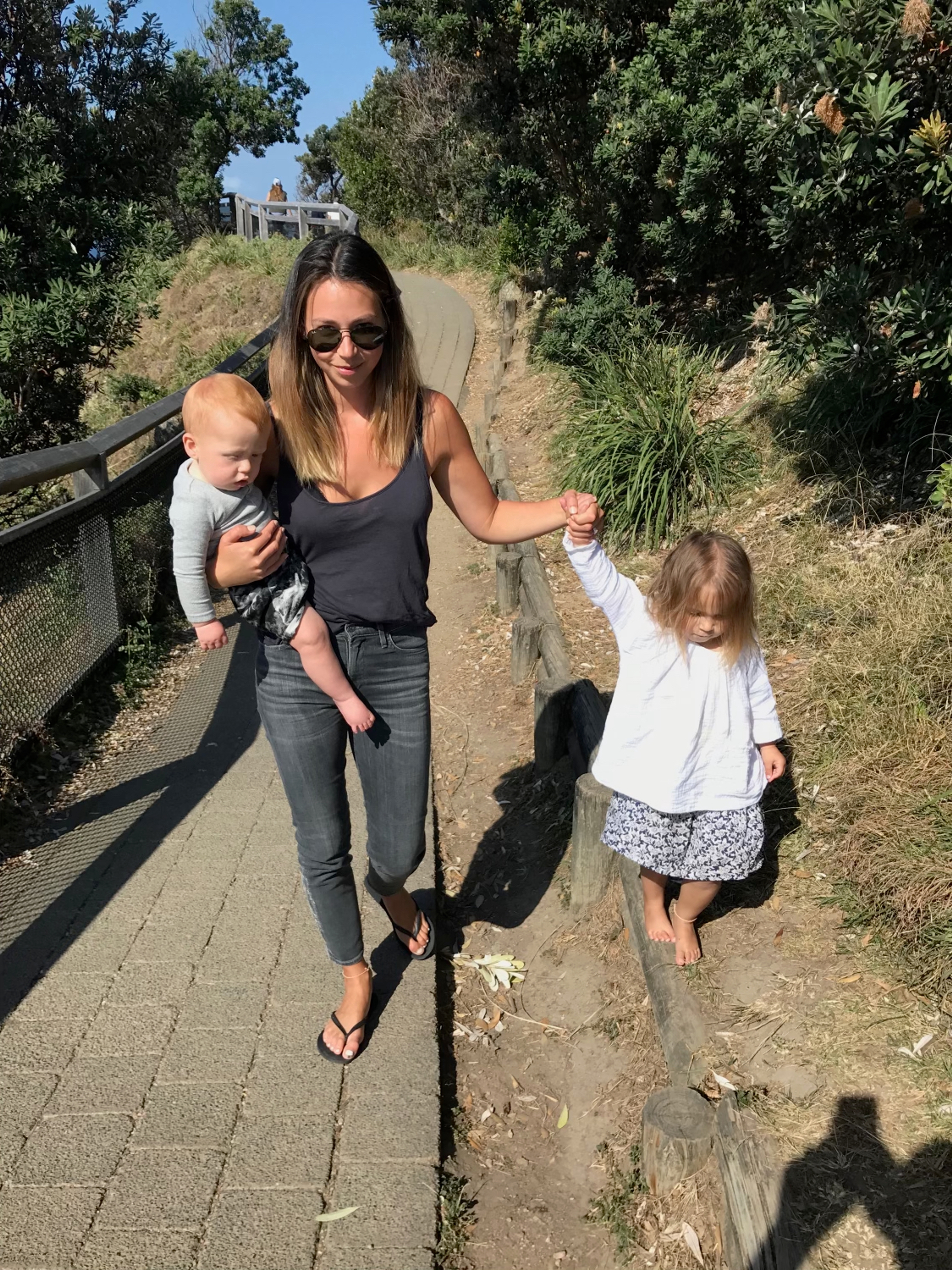 Kate with her children