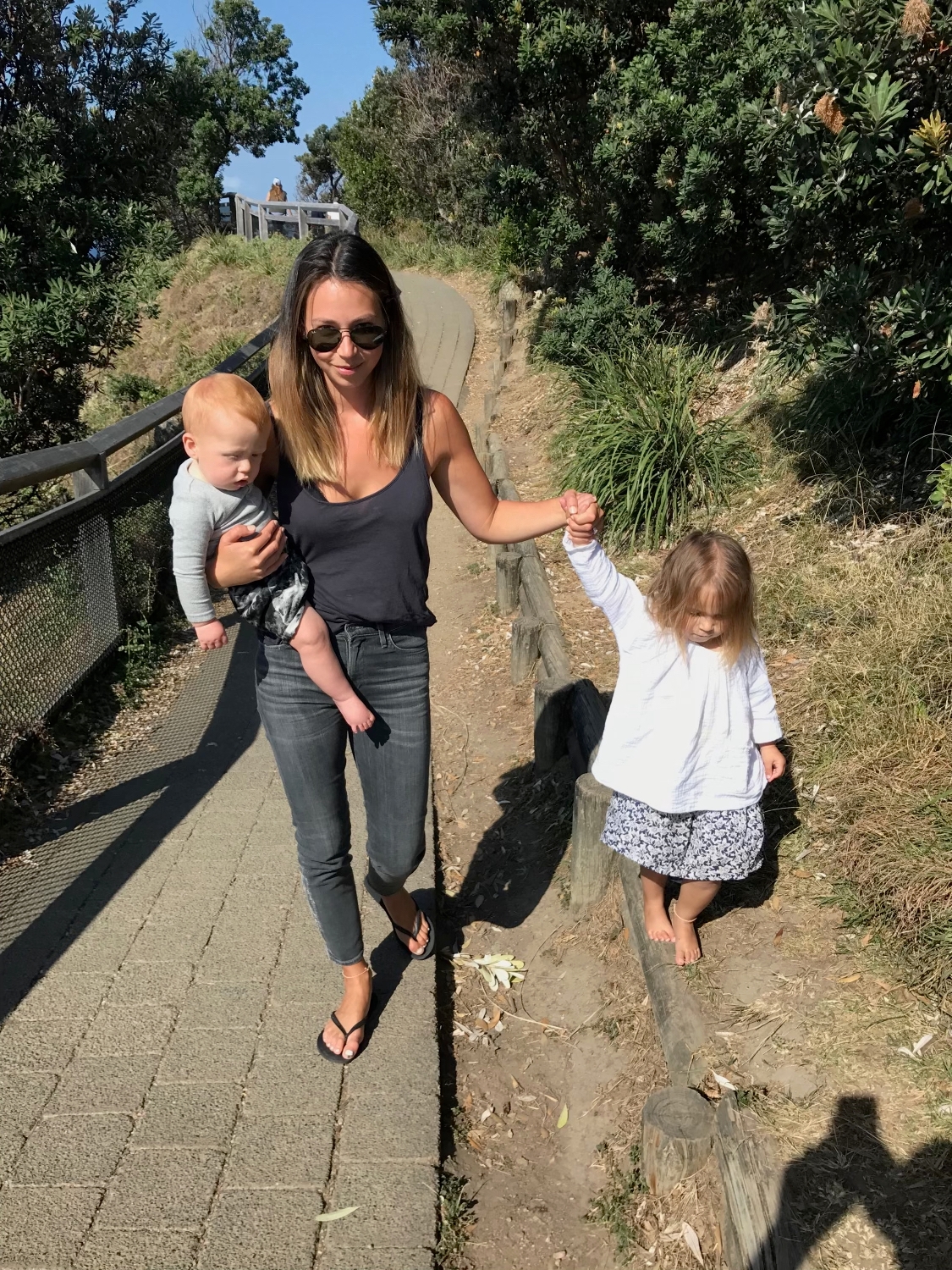 Kate with her children