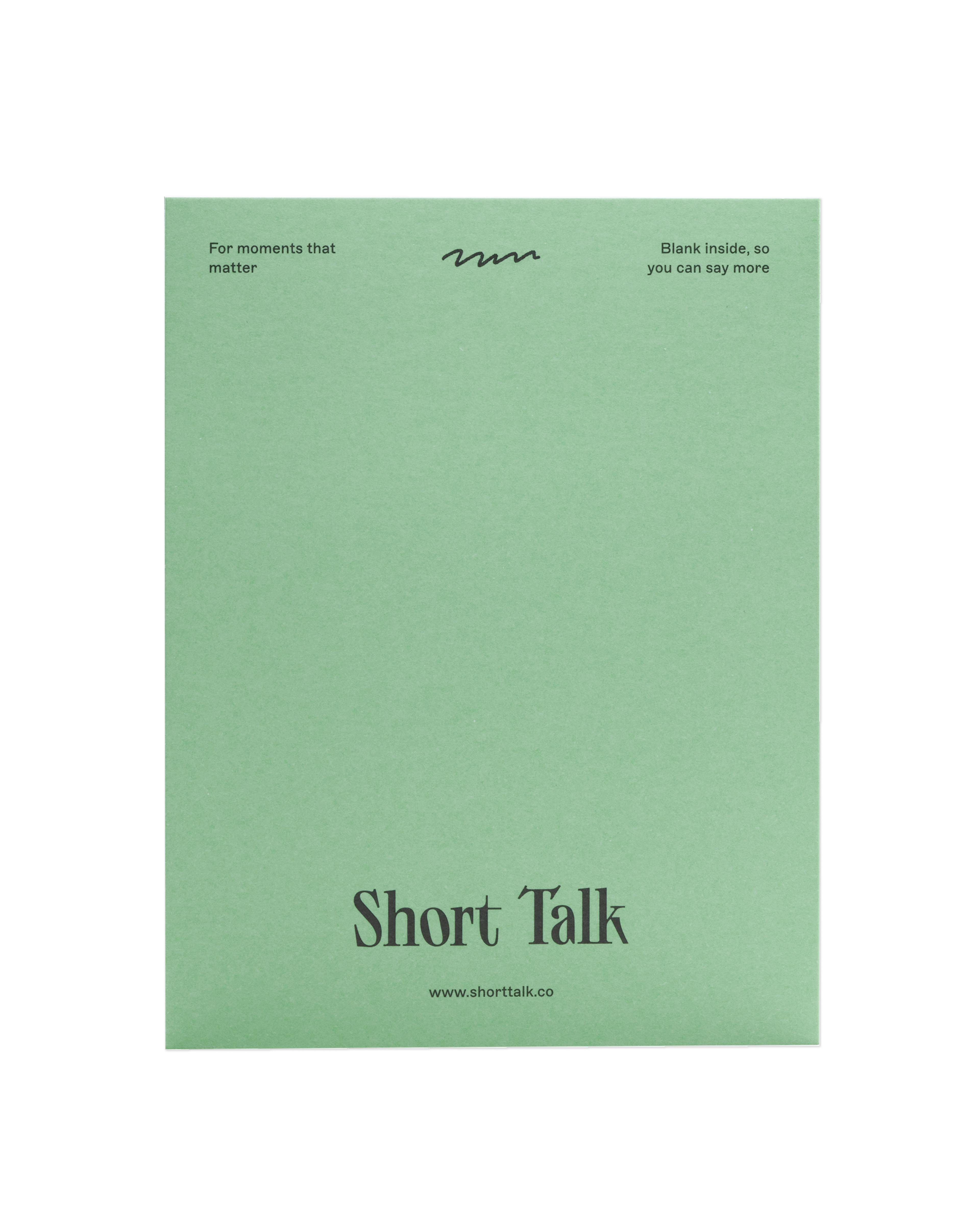 The front of the 'And then I met you' card