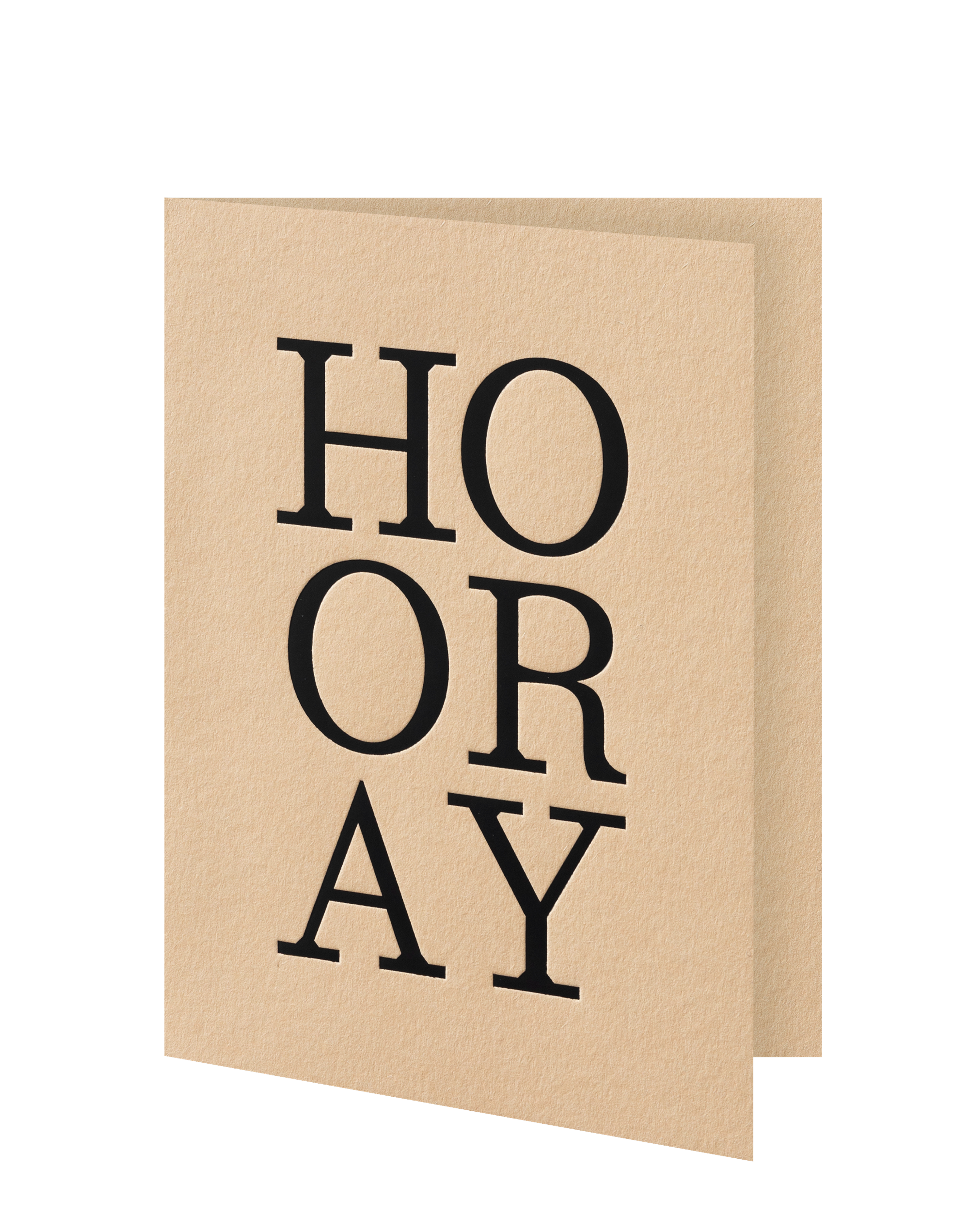 Greeting card slightly ajar