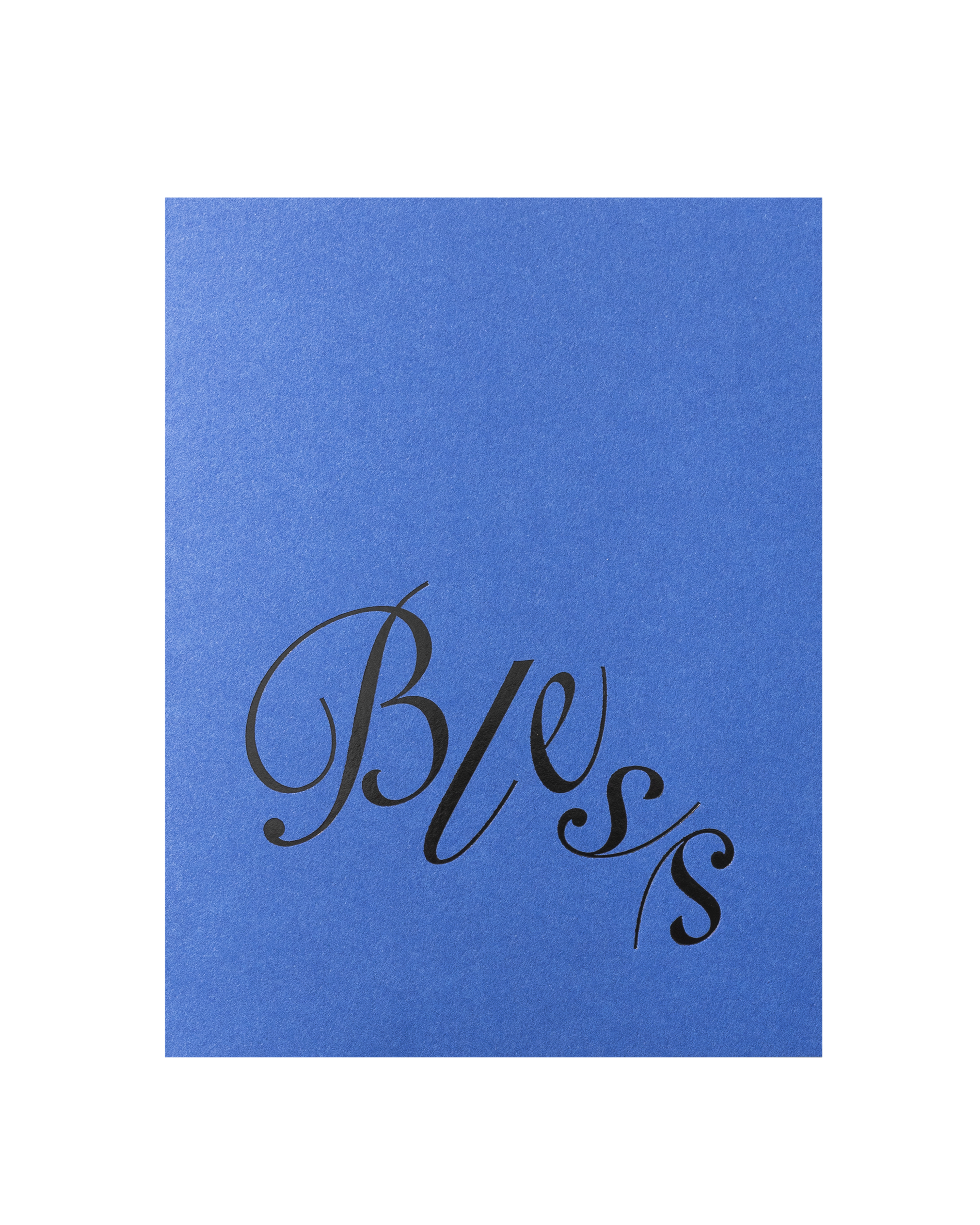 Front view of greeting card