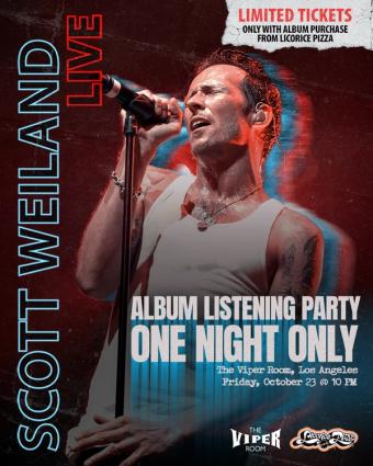 Scott Weiland: Live Album Listening Party at Viper Room