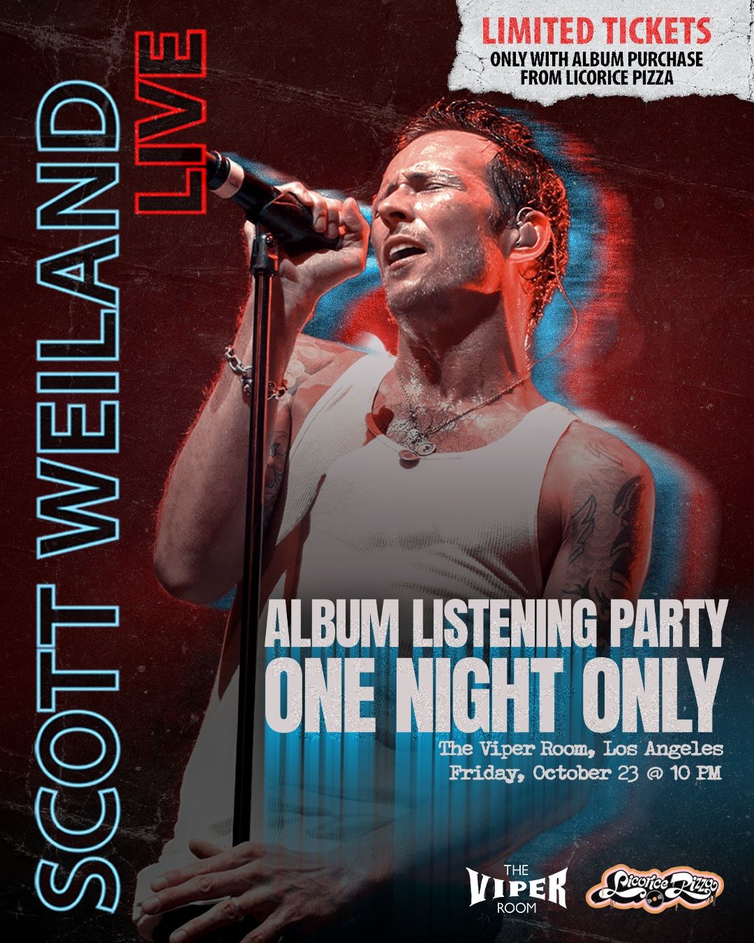 Scott Weiland: Live Album Listening Party at Viper Room