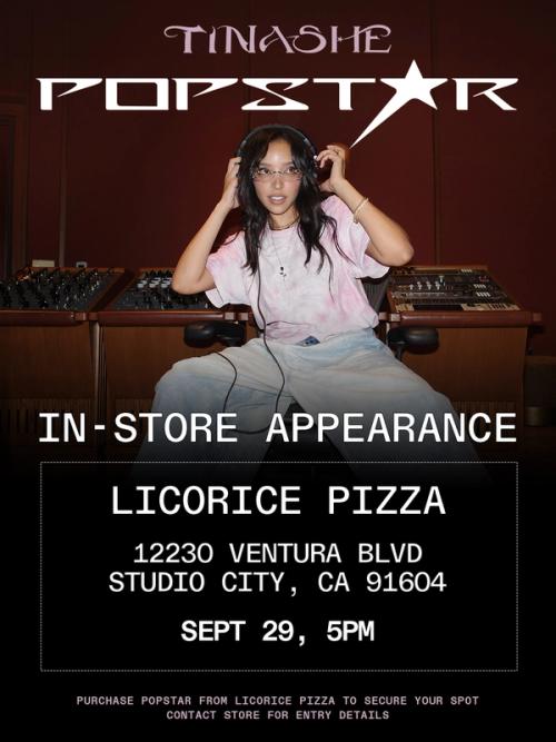 TINASHE In-Store Meet and Greet / Photo Op