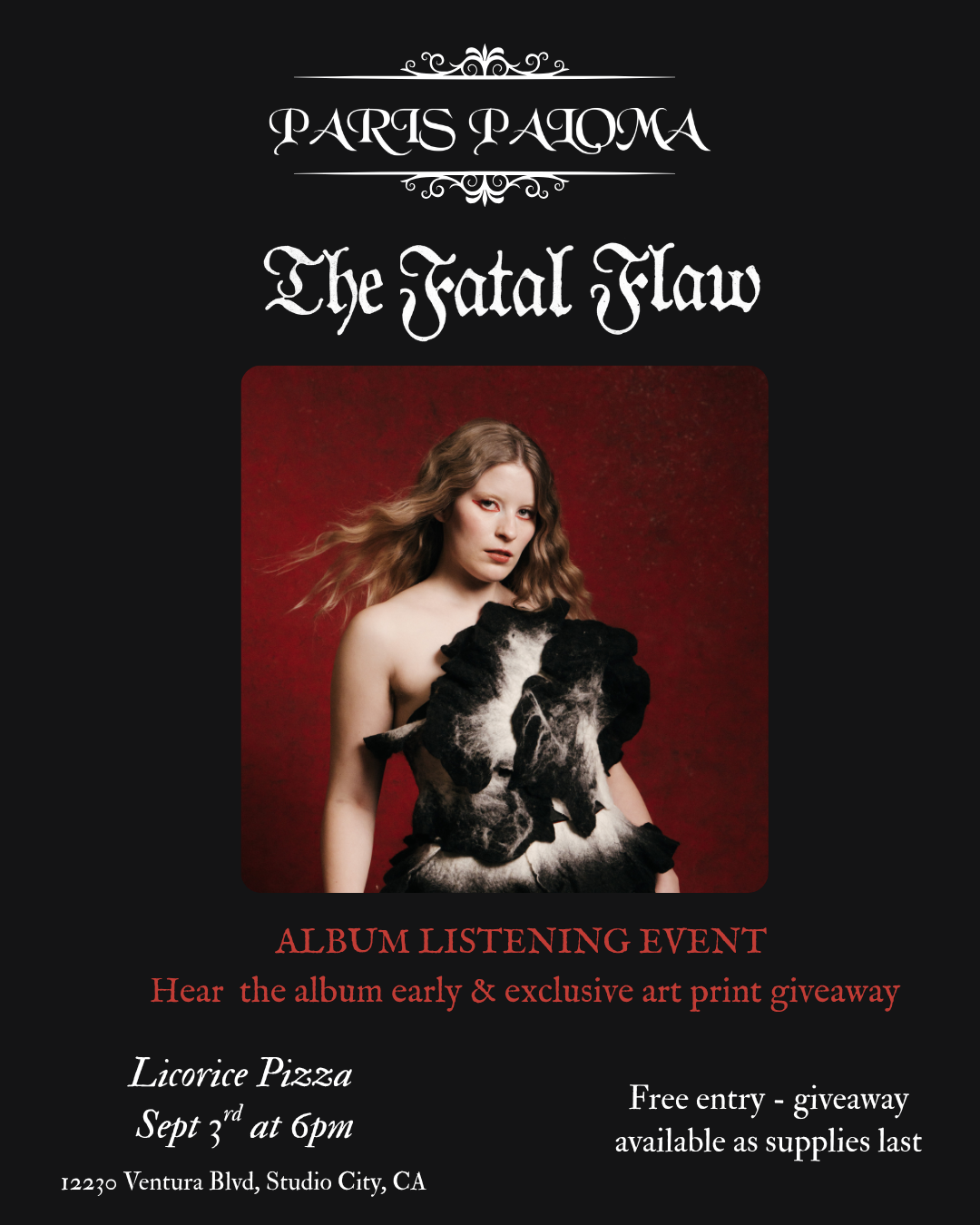 Paris Paloma Listening Party + Giveaway ⭐️