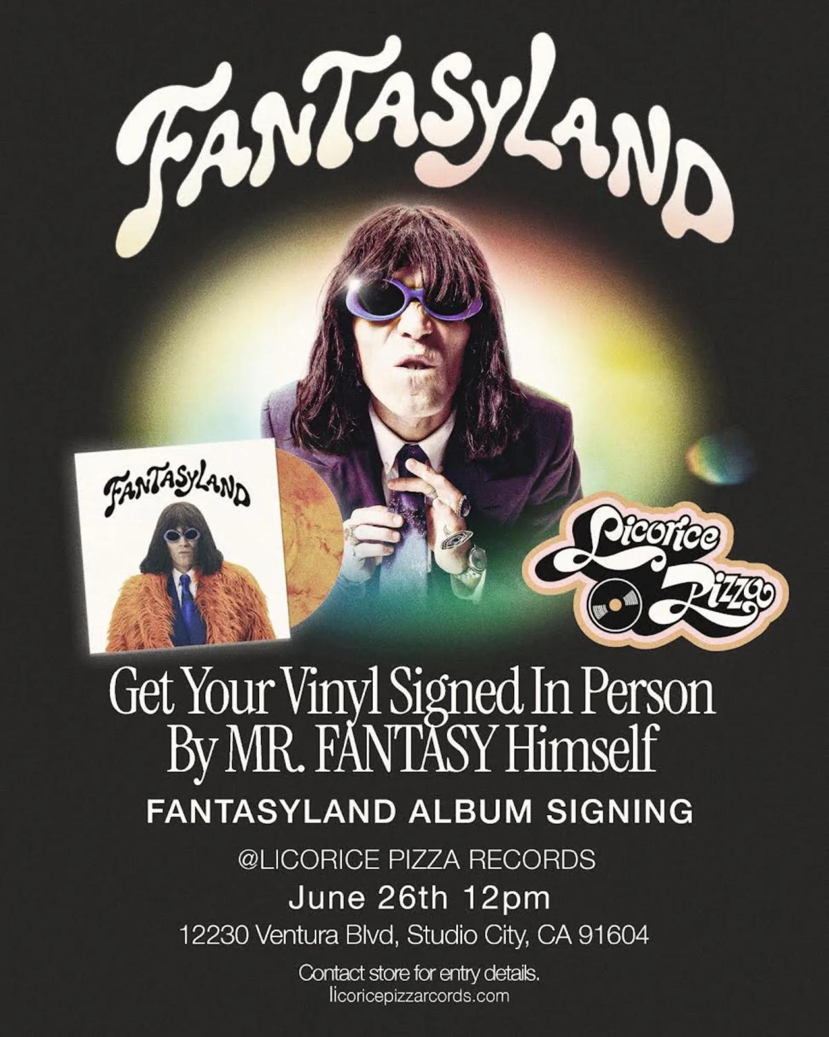 Mr.Fantasy In-Store Album Signing: Fantasyland
