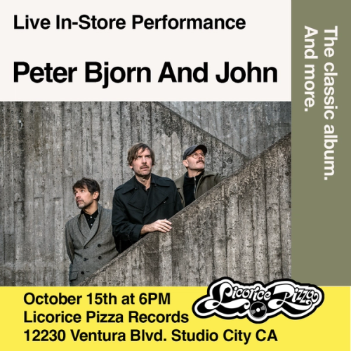 Peter Bjorn and John Live Performance