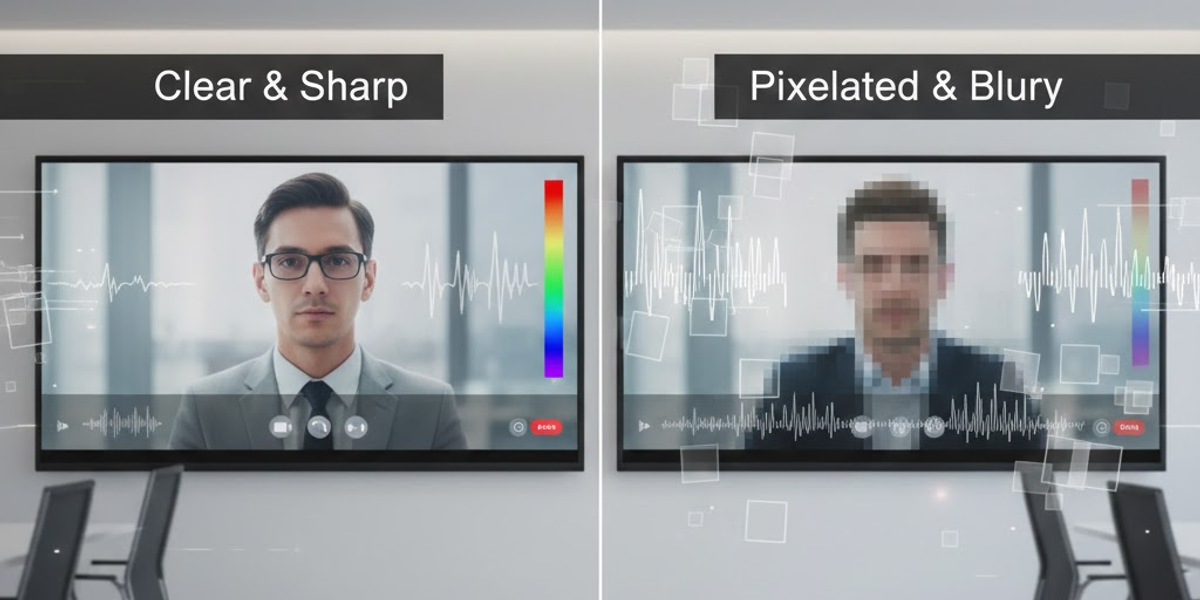 Why Video Compression Matters in Conference Rooms and How It Affects Call Quality 