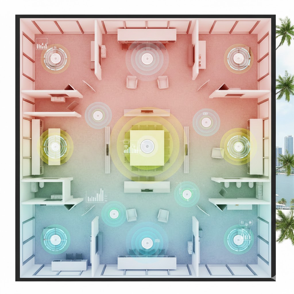 How WiFi Heat Mapping Improves Connectivity in Large Offices