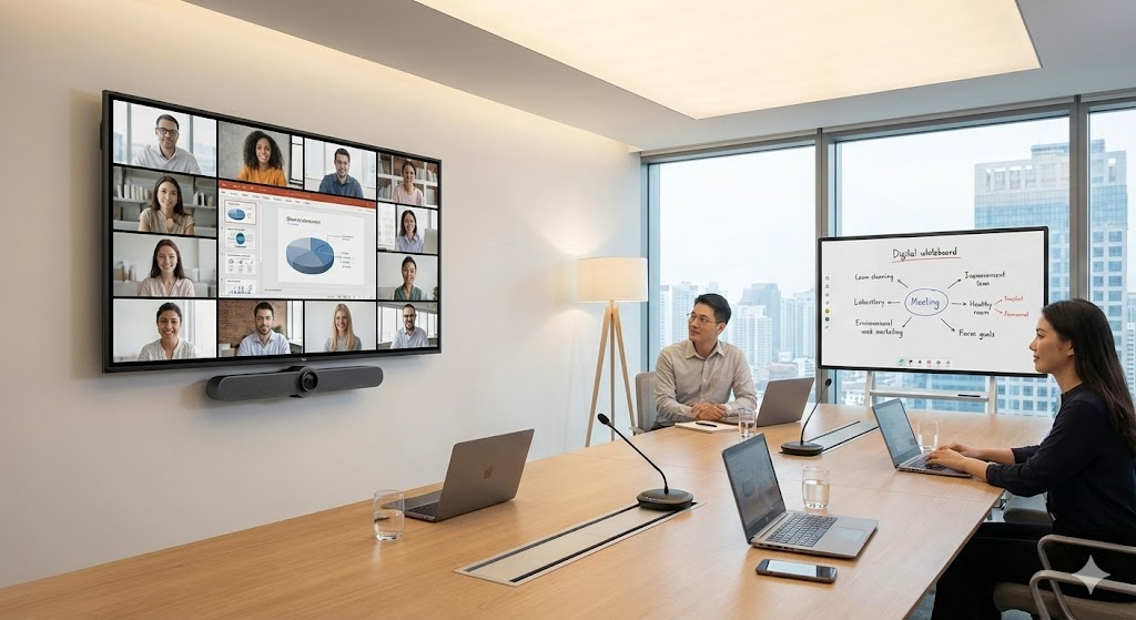 The Complete Guide to Choosing the Best Conference Room Display for Modern Meetings.