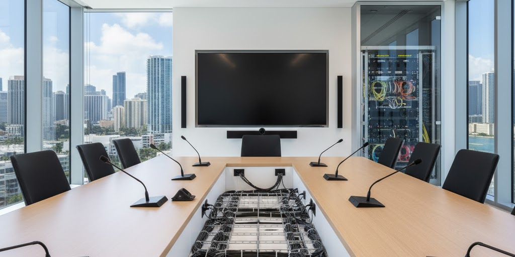 Smart Cable Management for Conference Rooms: Look Professional and Avoid Failures