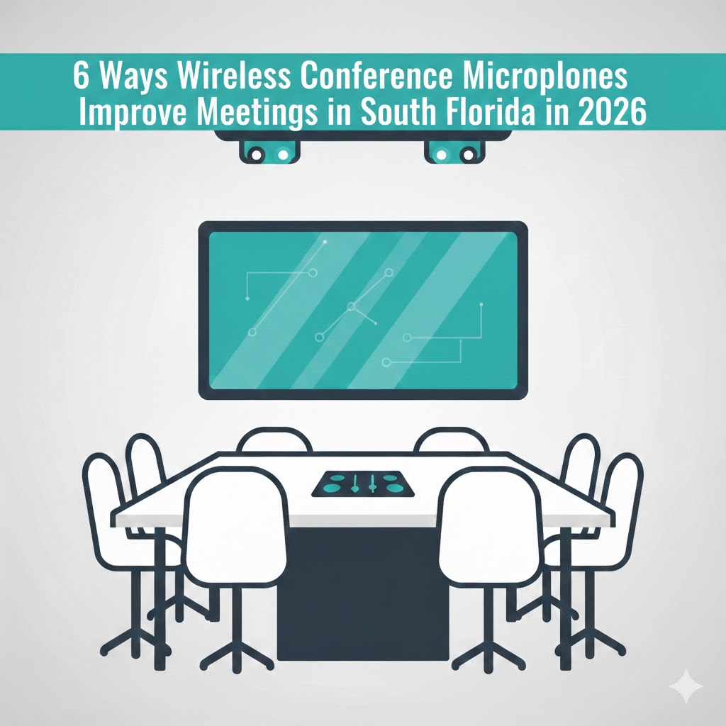 6 Ways Wireless Conference Microphones Improve Meetings in South Florida in2026