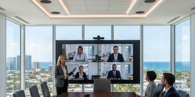 How AV Integration Improves Boardroom Presentations in South Florida