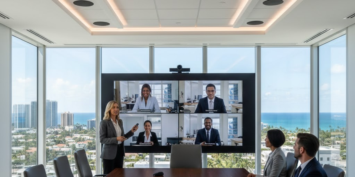 How AV Integration Improves Boardroom Presentations in South Florida