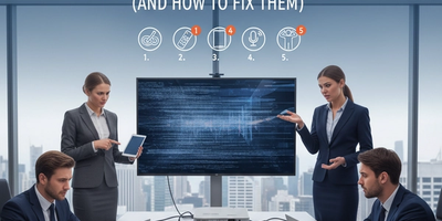 5 Conference Room Technology Mistakes Most Teams Keep Making (and How to Fix Them)